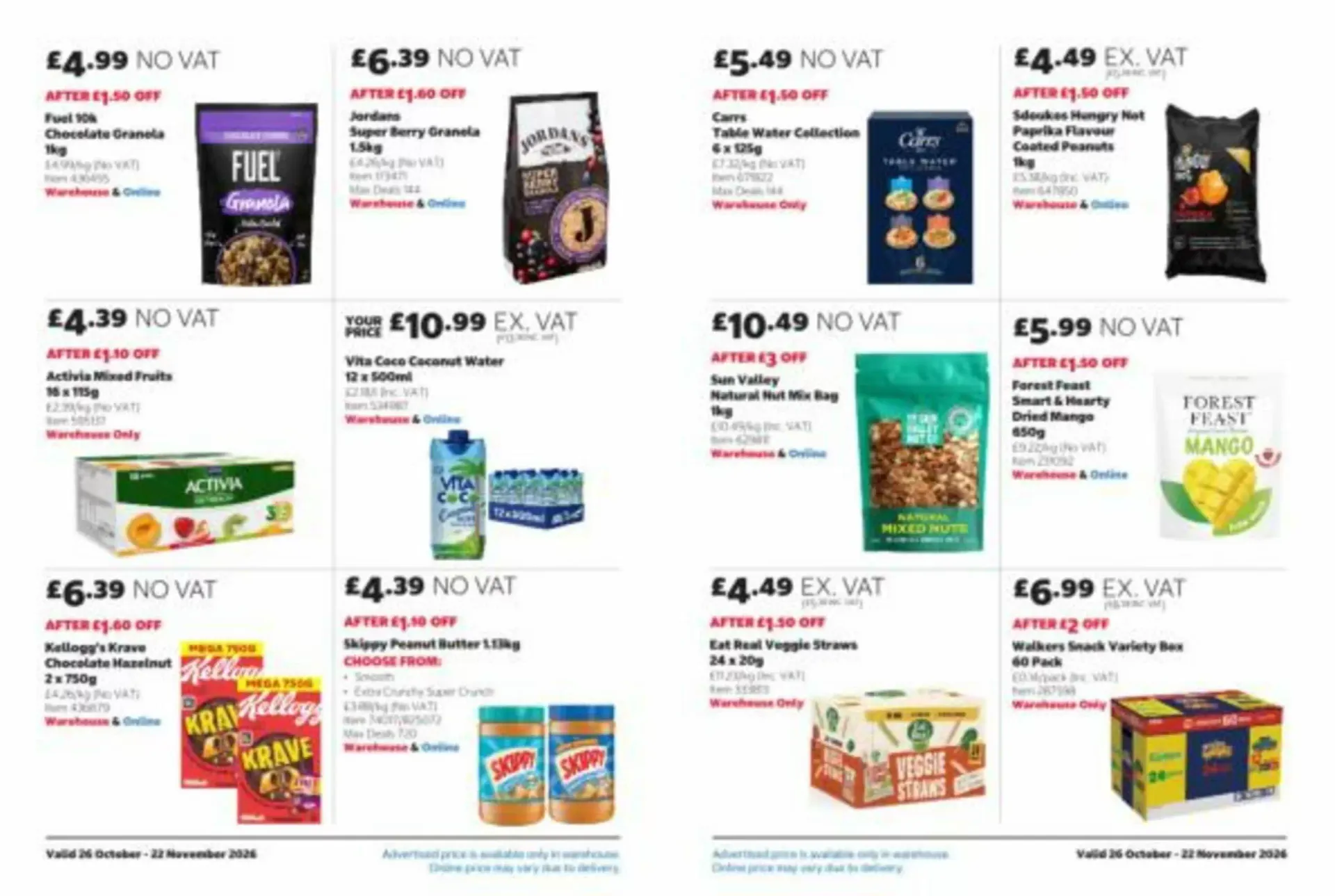 Costco leaflet from 26 October to 22 November 2026 - Catalogue Page 11