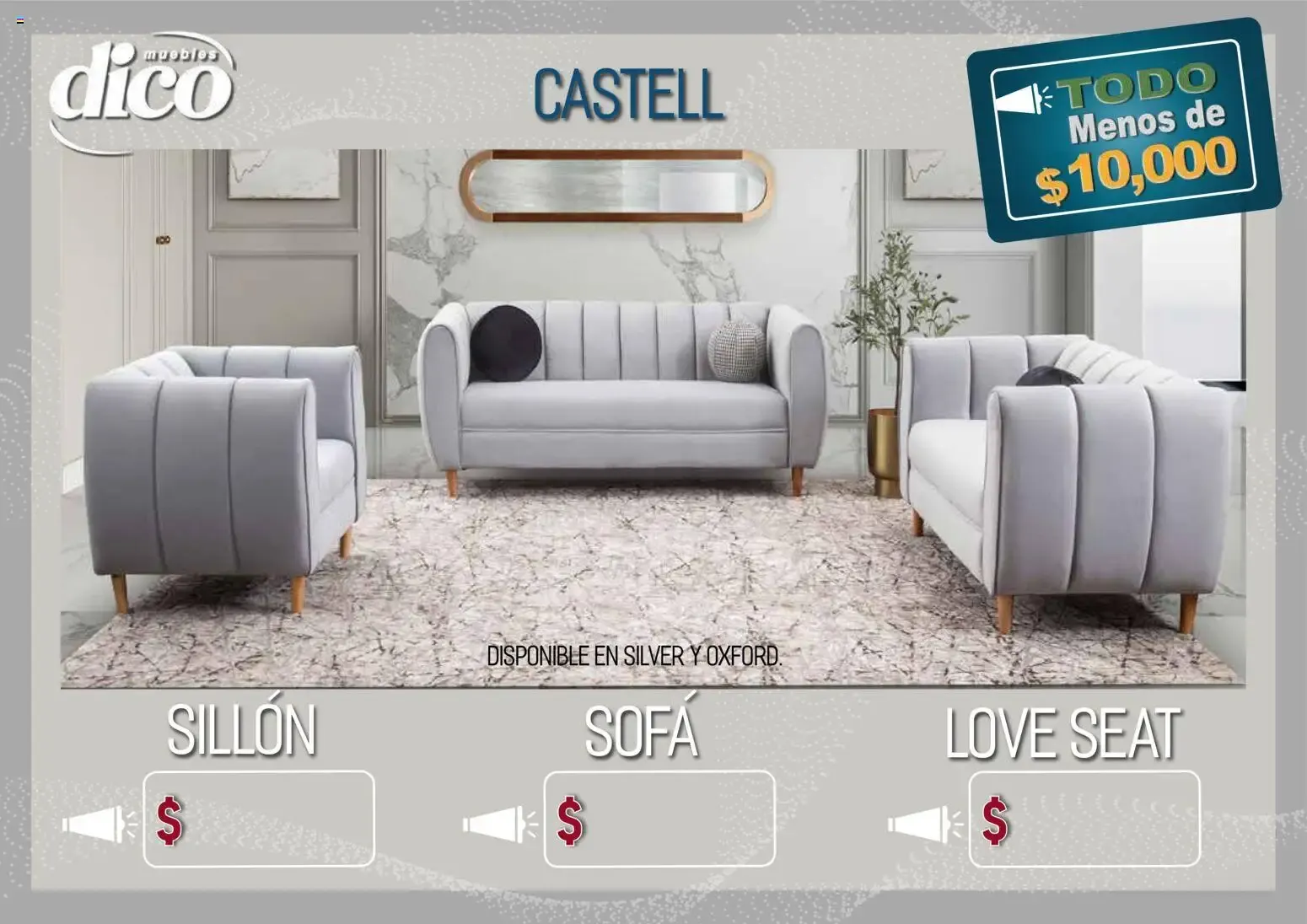 Catálogo de Muebles Dico: TODO Menos de $10,000 9 de abril al 31 de diciembre 2026 - Pagina 44