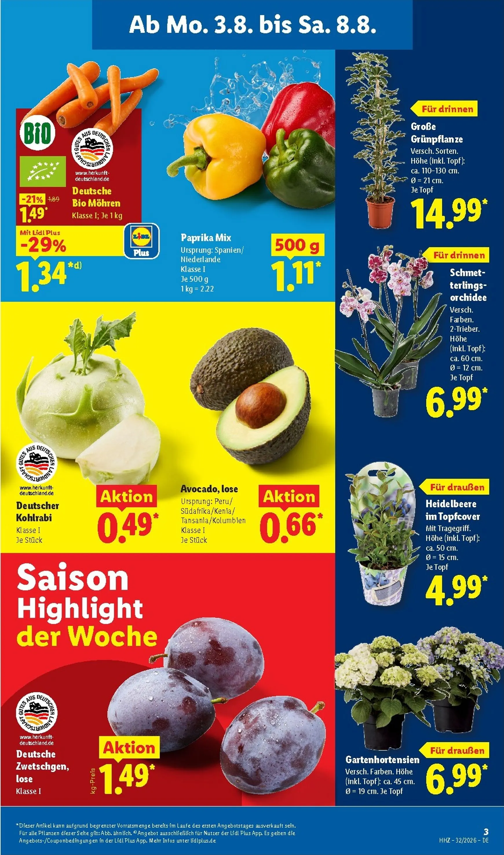 Lidl Prospekt – von Montag 03.08.2026 bis Samstag 08.08.2026 von 3. August bis 8. August 2026 - Prospekt seite 3