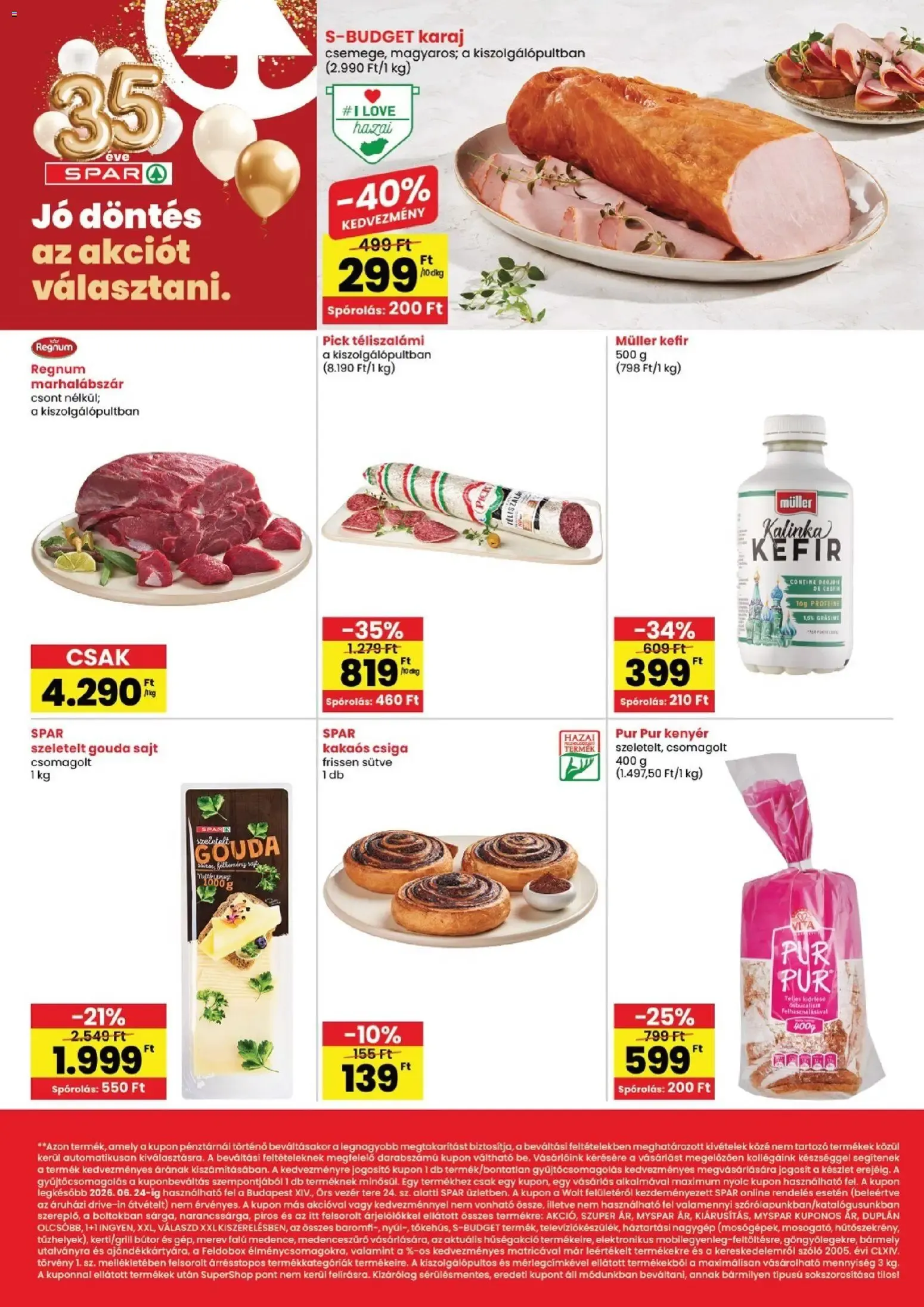 Katalógus Spar Bp Örs vezér tere üzlet megújulás - 2026.06.18.-tól június 18.-tól június 24.-ig 2026. - Oldal 2