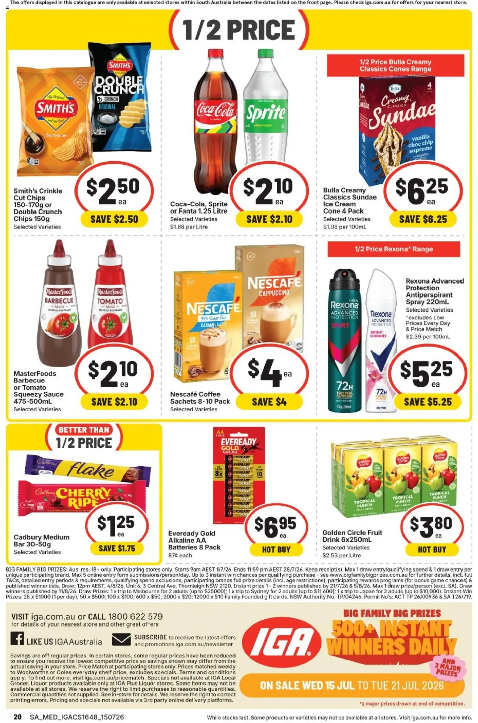 IGA Big Family Big Prizes - Catalogue valid from 15 July to 21 July 2026 - page 16