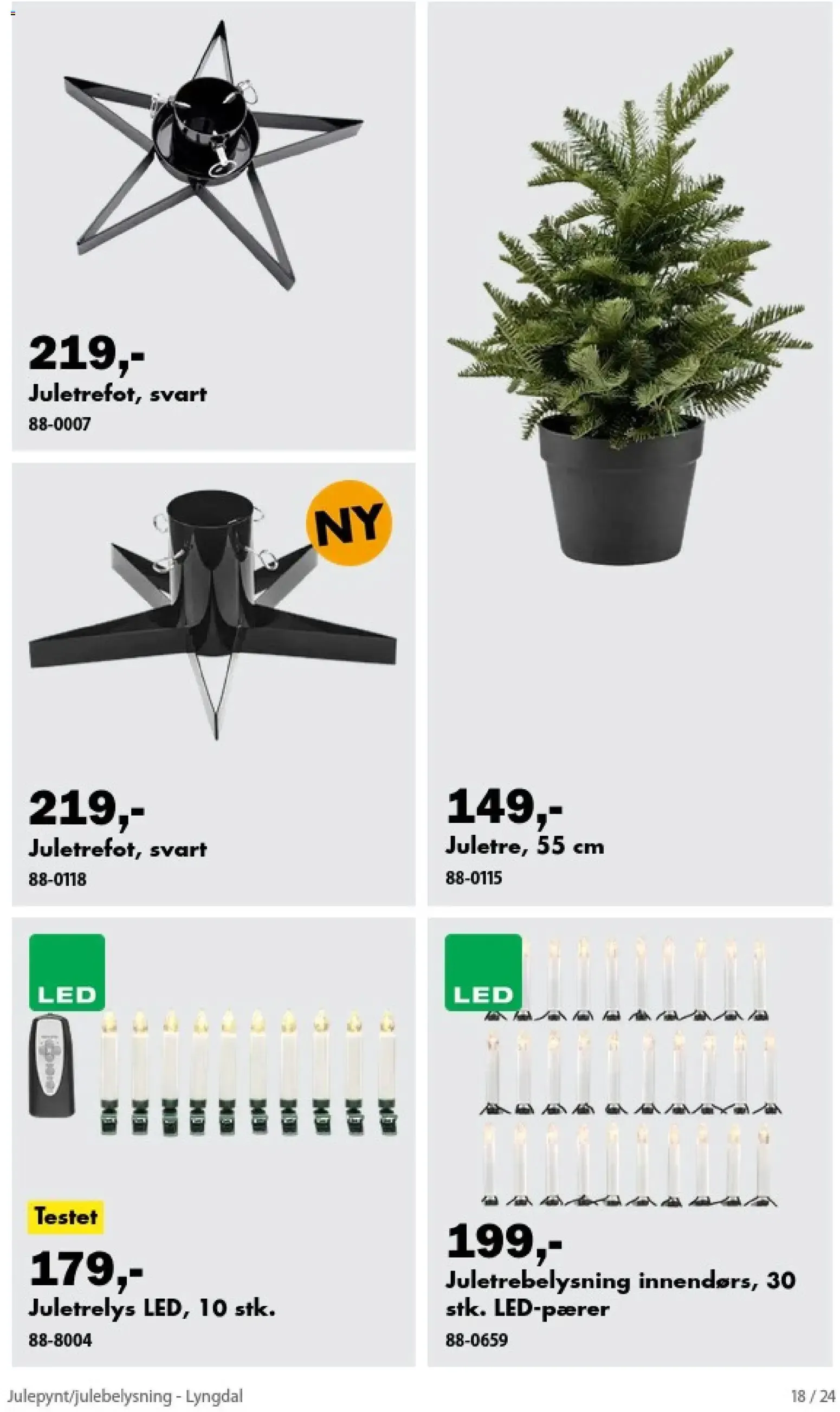 Biltema: Alt til julen! fra 18. oktober til 24. desember 2026 - kundeavisside 18