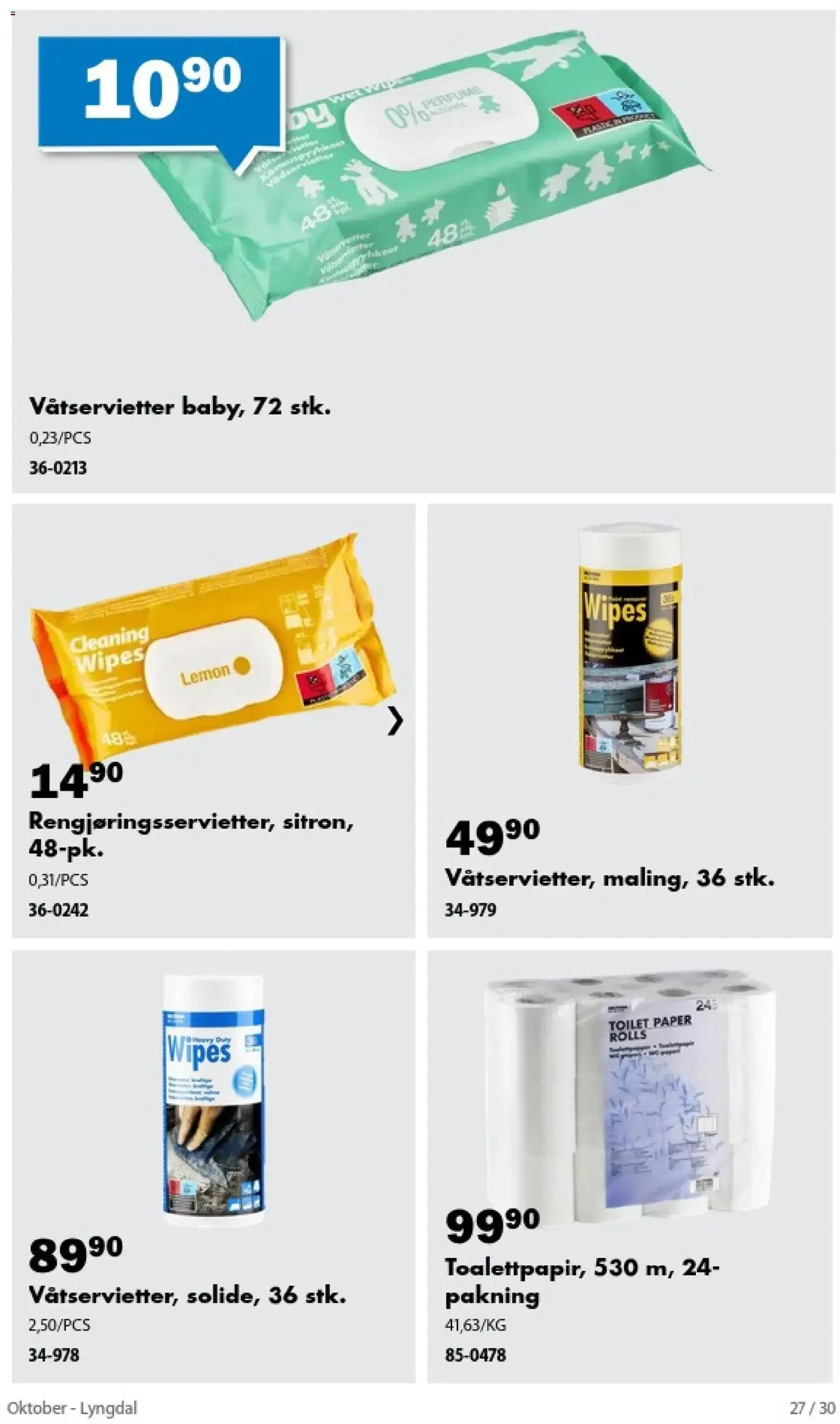 Biltema Kundeavis fra 1. oktober til 17. oktober 2026 - kundeavisside 27