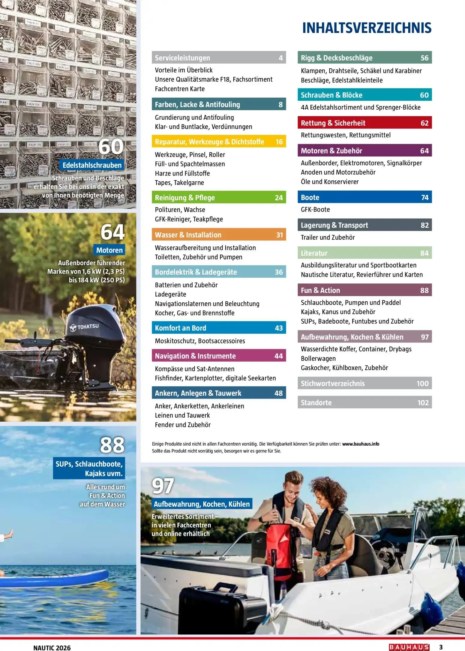 Bauhaus Nautic - Der Wassersport-Ausrüster von 1. Jänner bis 31. Dezember 2026 - Flugblätt seite 3