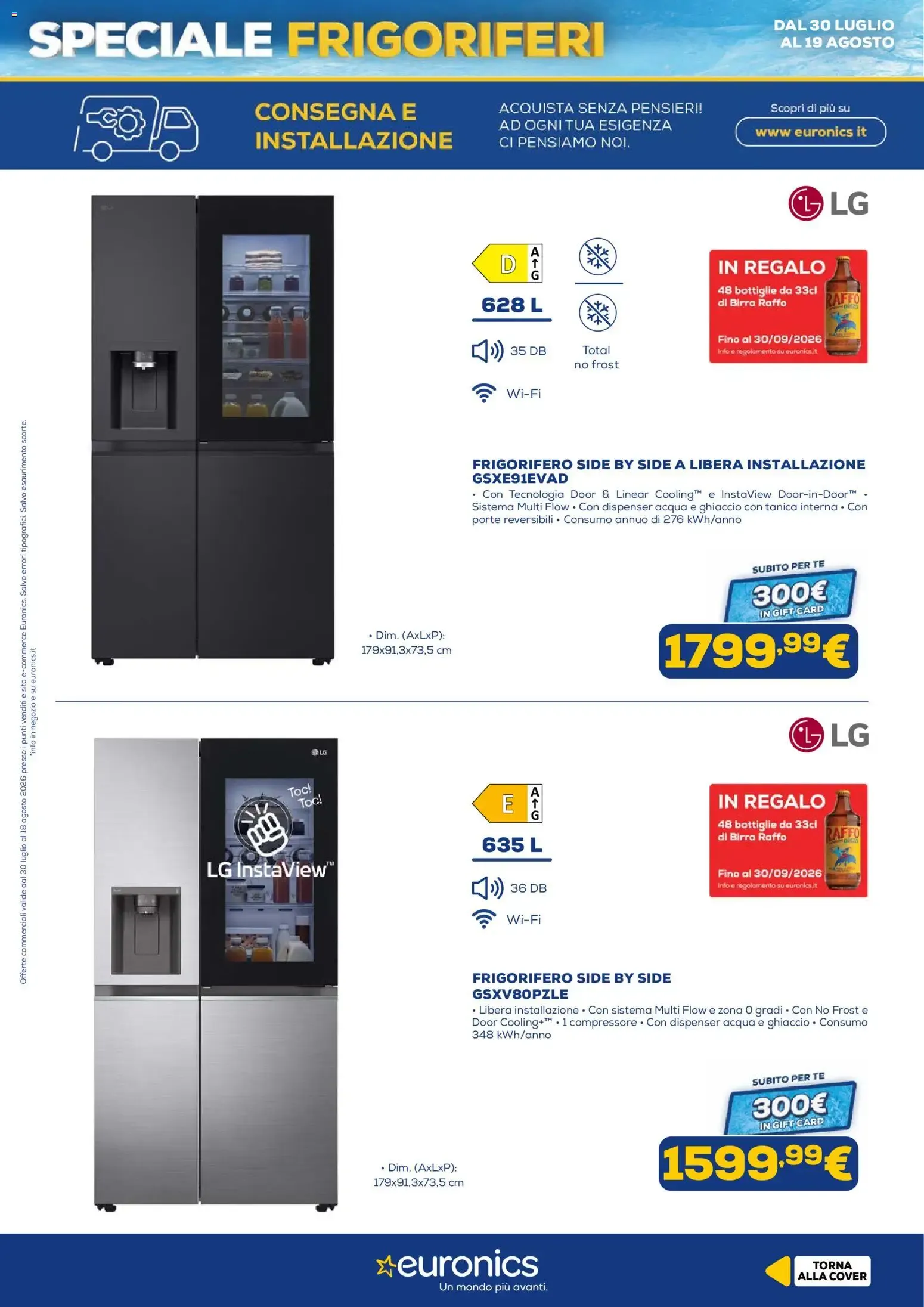 Euronics Speciale Frigoriferi da 30 luglio a 18 agosto di 2026 - Pagina del volantino 14