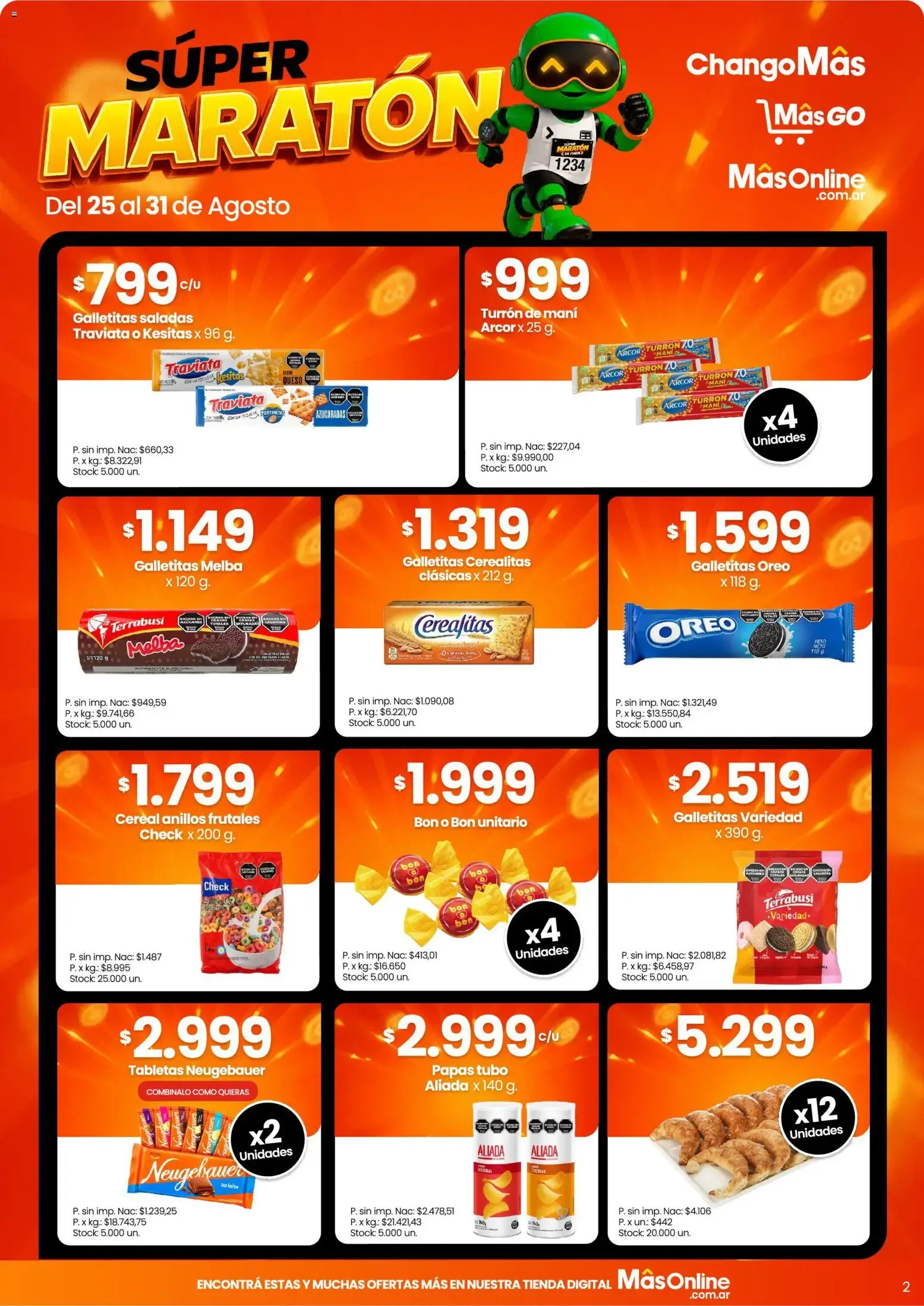 Ofertas de Changomas ofertas || del 25/08/2026 - 31/08/2026 || Catálogo 25 de agosto al 31 de agosto 2026 - Página 2 del catálogo