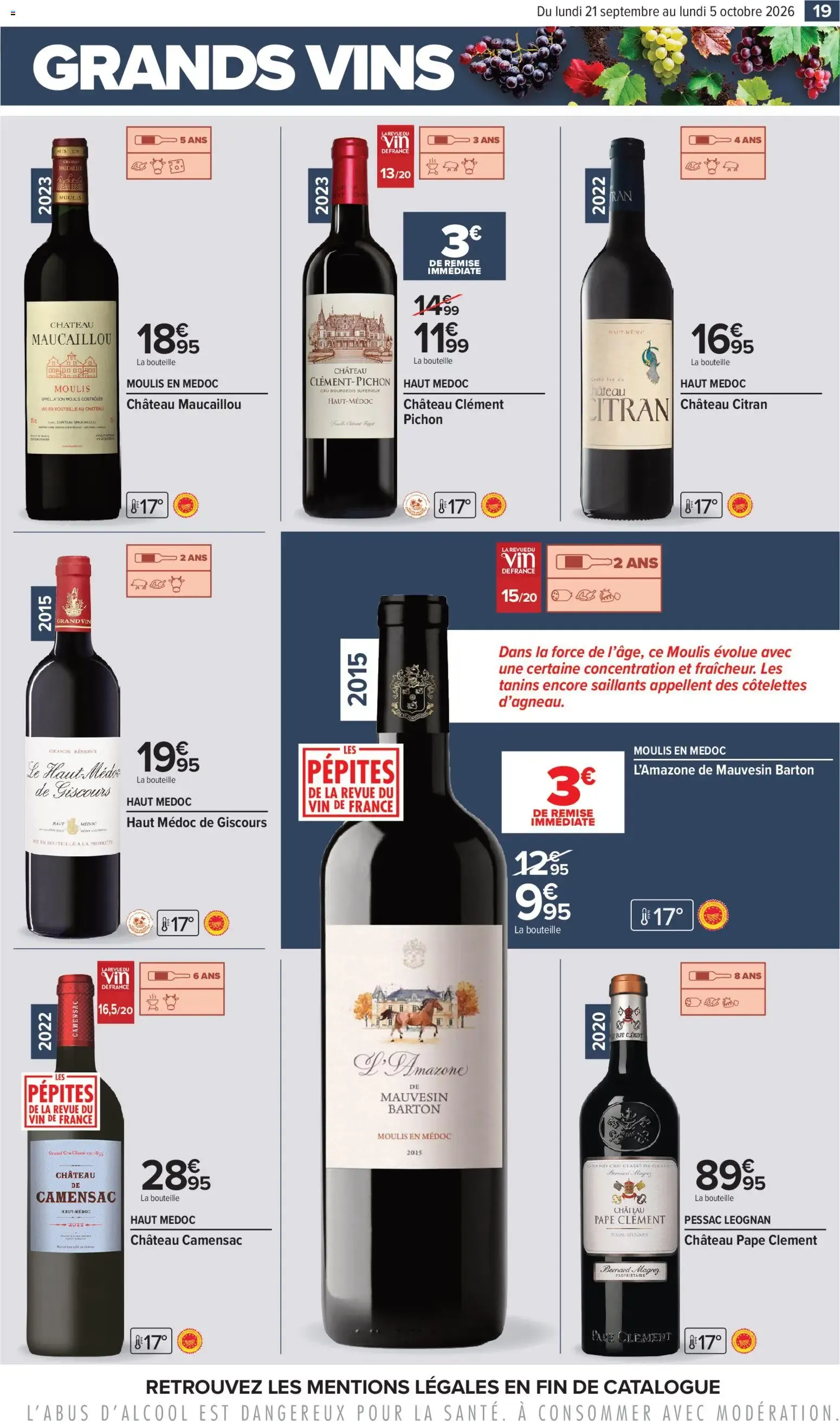 Carrefour Foire aux vins d automne à partir du 21/09/2026 - promo en ligne du 21 septembre au 5 octobre 2026 - Catalogue page 18