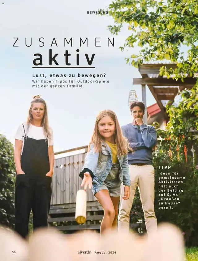 dm Magazin alverde - Will Kinder stark machen von 1. August bis 31. August 2026 - Prospekt seite 56