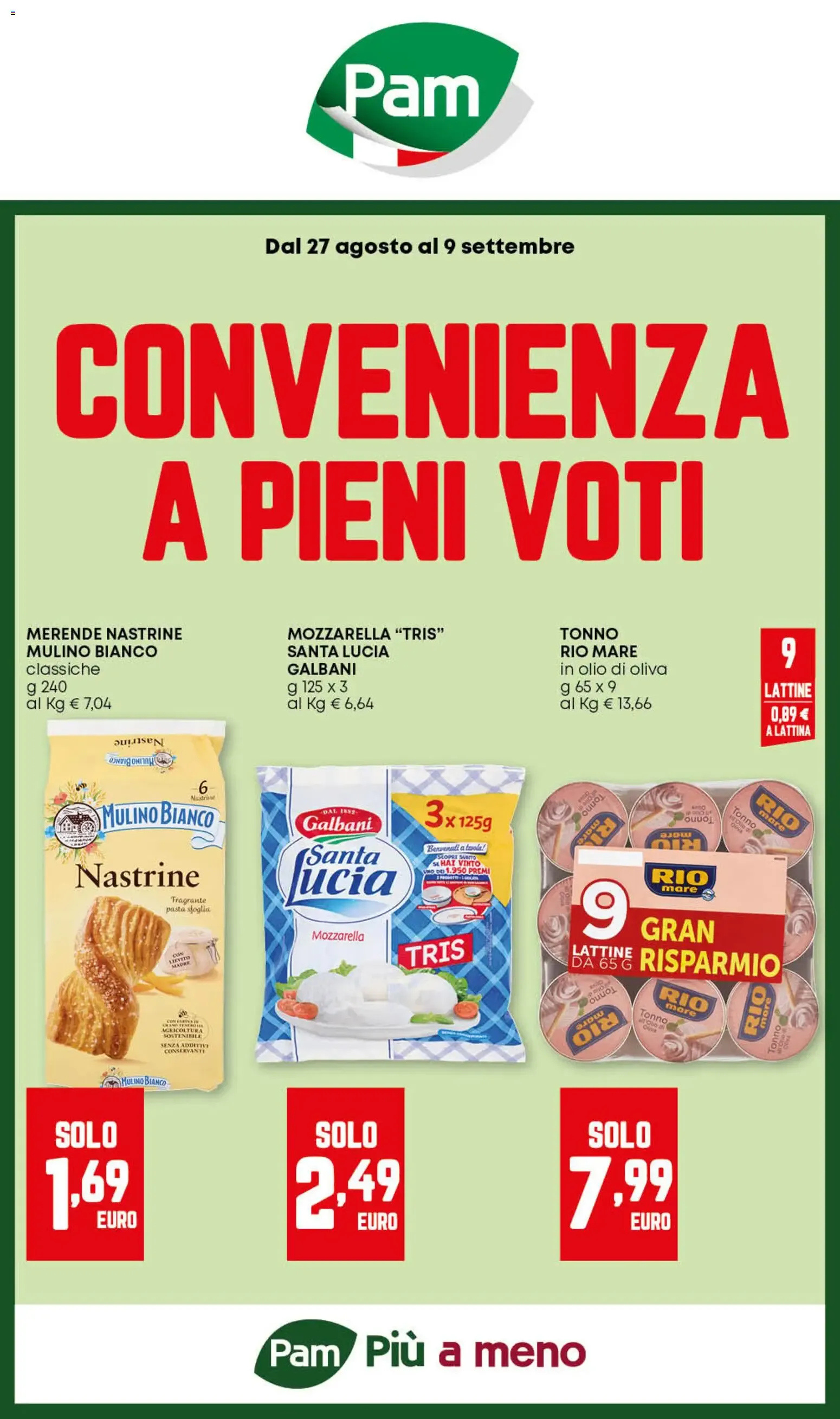CONVENIENZA A PIENI VOTI da 27 agosto a 9 settembre di 2026 - Pagina del volantino 1