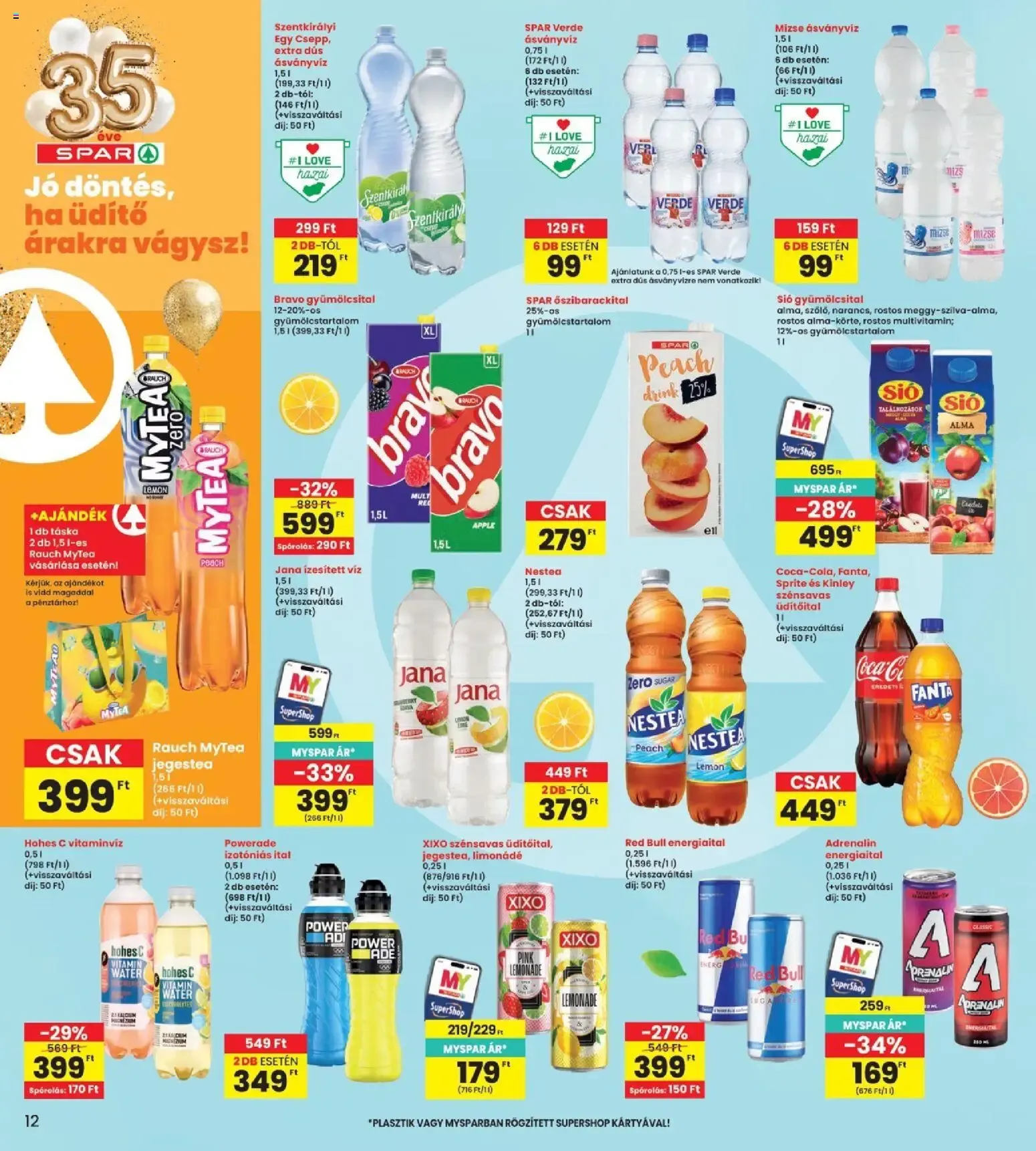 Katalógus Interspar akciós újság - 2026.08.13. -tól/töl > akció, lapozható szórólap 🛍️ augusztus 13.-tól augusztus 19.-ig 2026. - Oldal 12