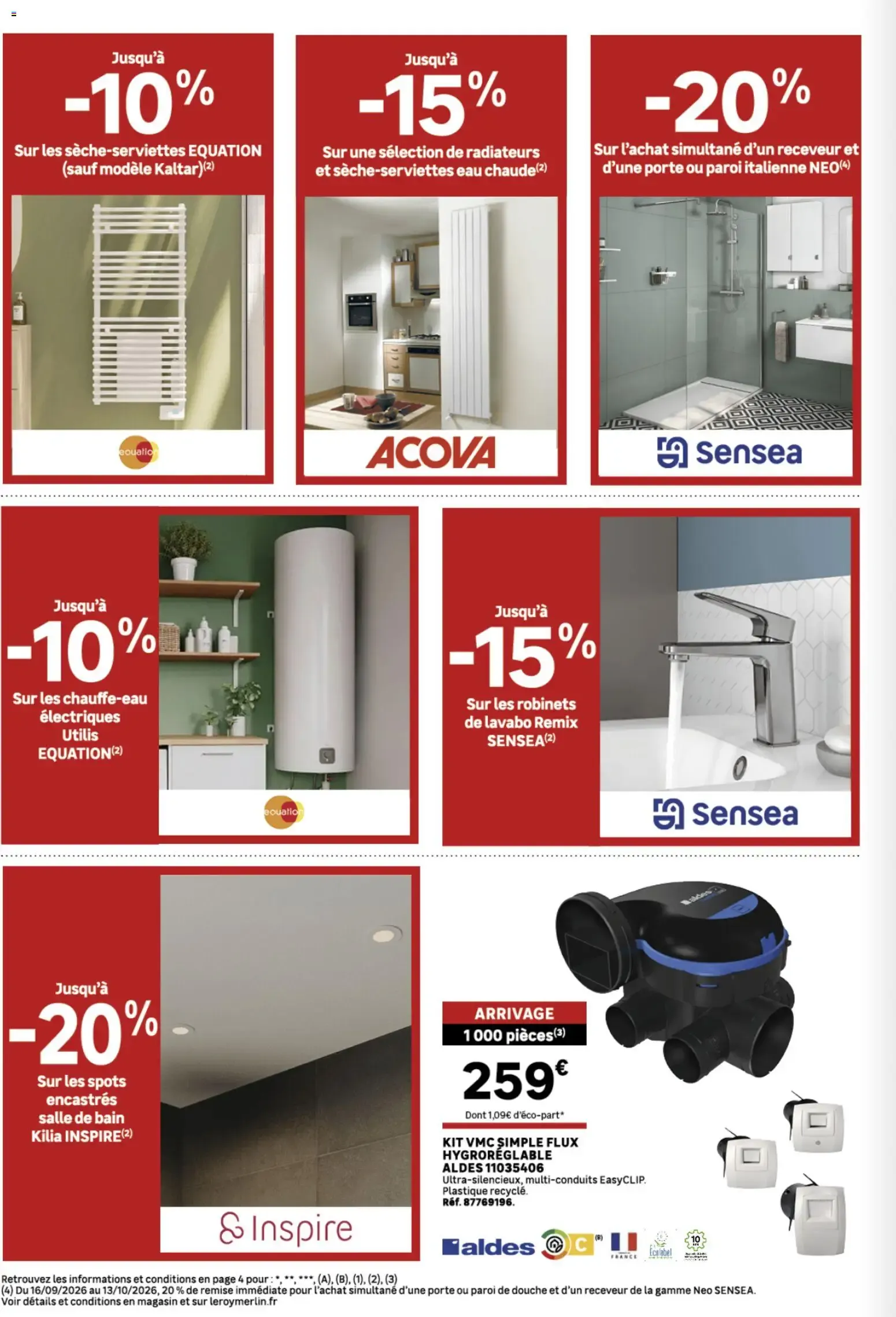 Oferta de Radiador Eléctrico Fuji 1000W Equation en Leroy Merlin du 16 septembre au 13 octobre 2026 - Catalogue page 2