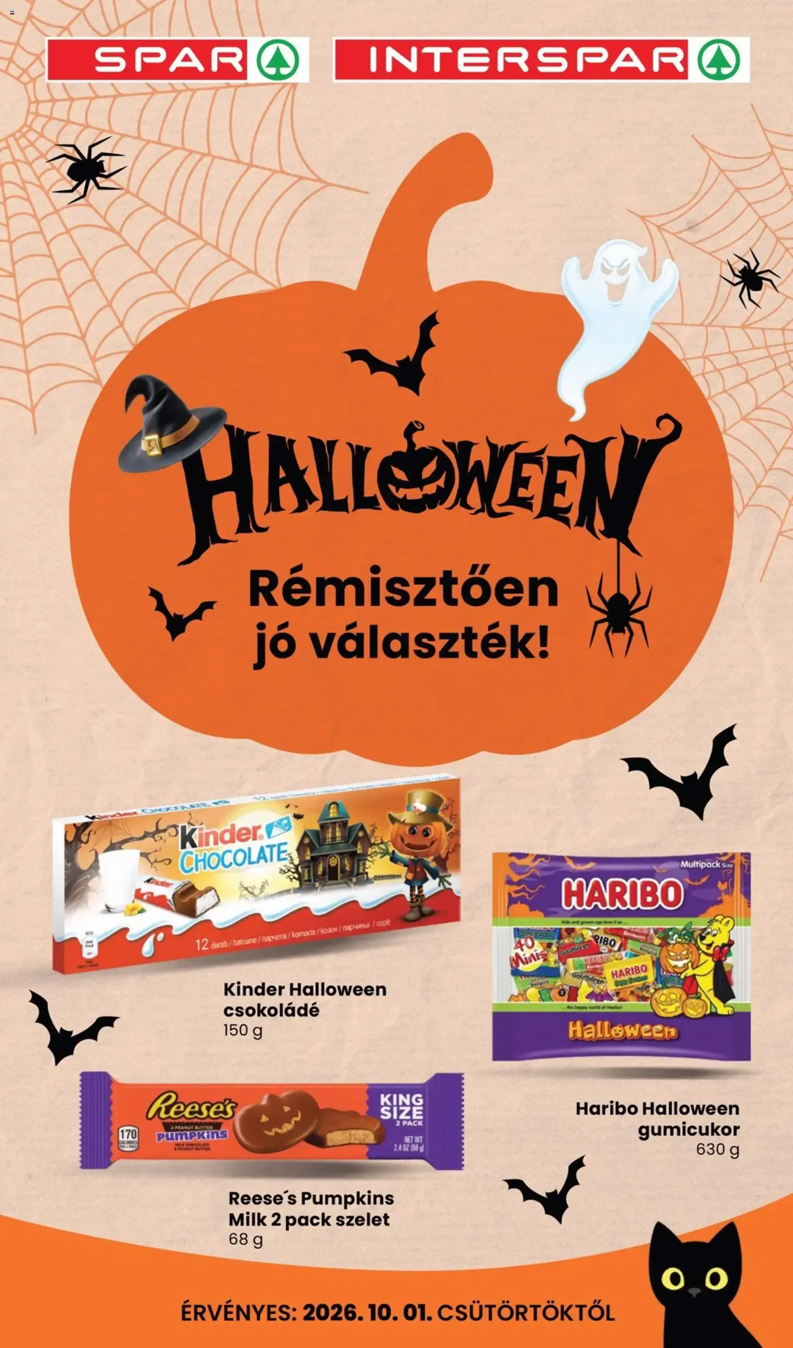 Katalógus Spar Halloween katalógus - 2026.10.01.-tól október 1.-tól október 31.-ig 2026. - Oldal 1