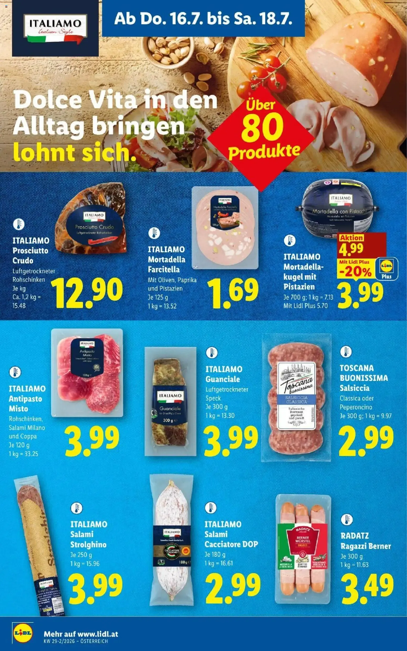 Lidl - Flugblatt ab 16.07.2026 - Angebote ab donnerstag von 16. Juli bis 18. Juli 2026 - Flugblätt seite  14