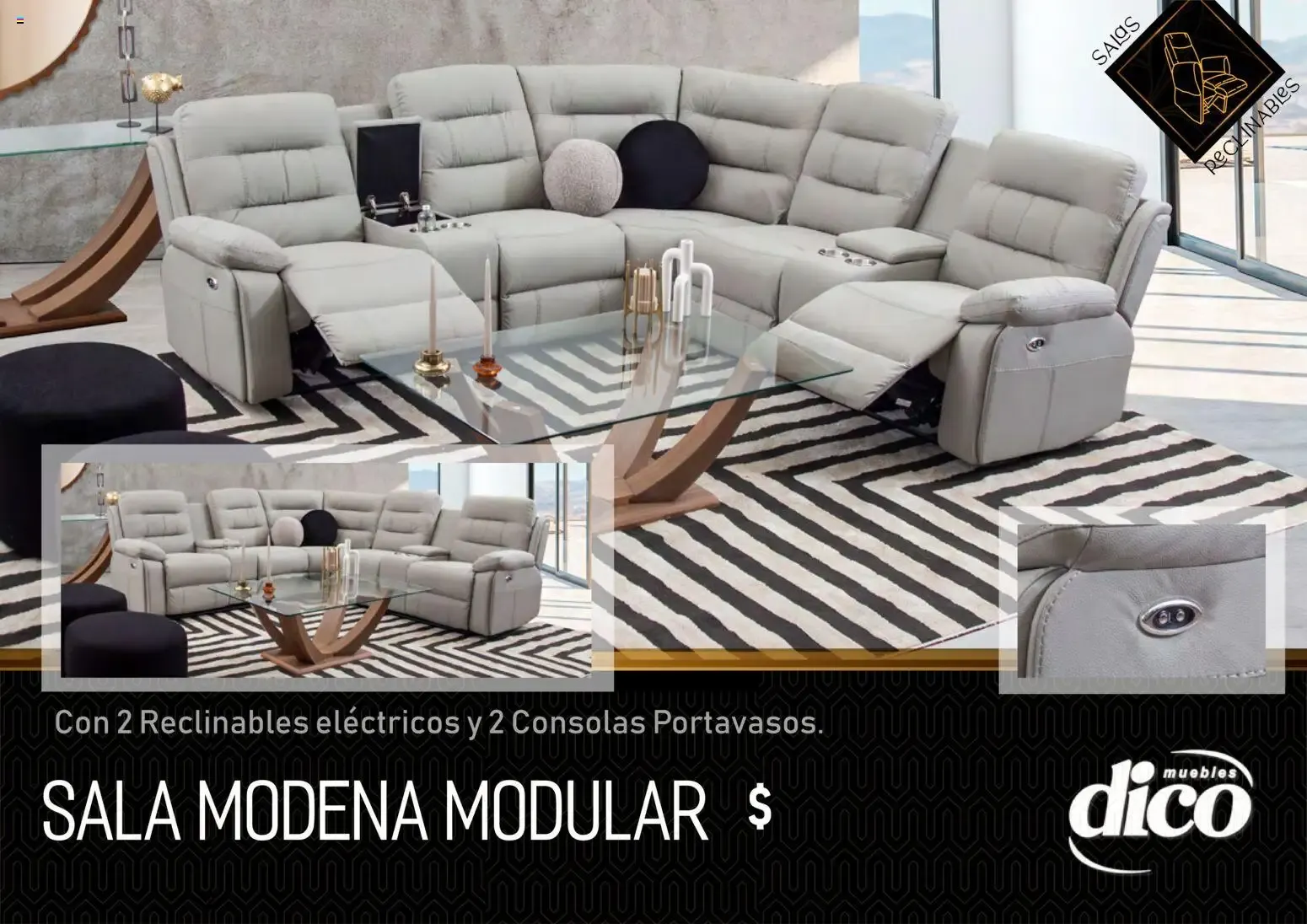 Catálogo de Muebles Dico catálogo Salas reclinables (27/03/2026 - 31/08/2026) - catálogo en línea 27 de marzo al 31 de agosto 2026 - Pagina 12