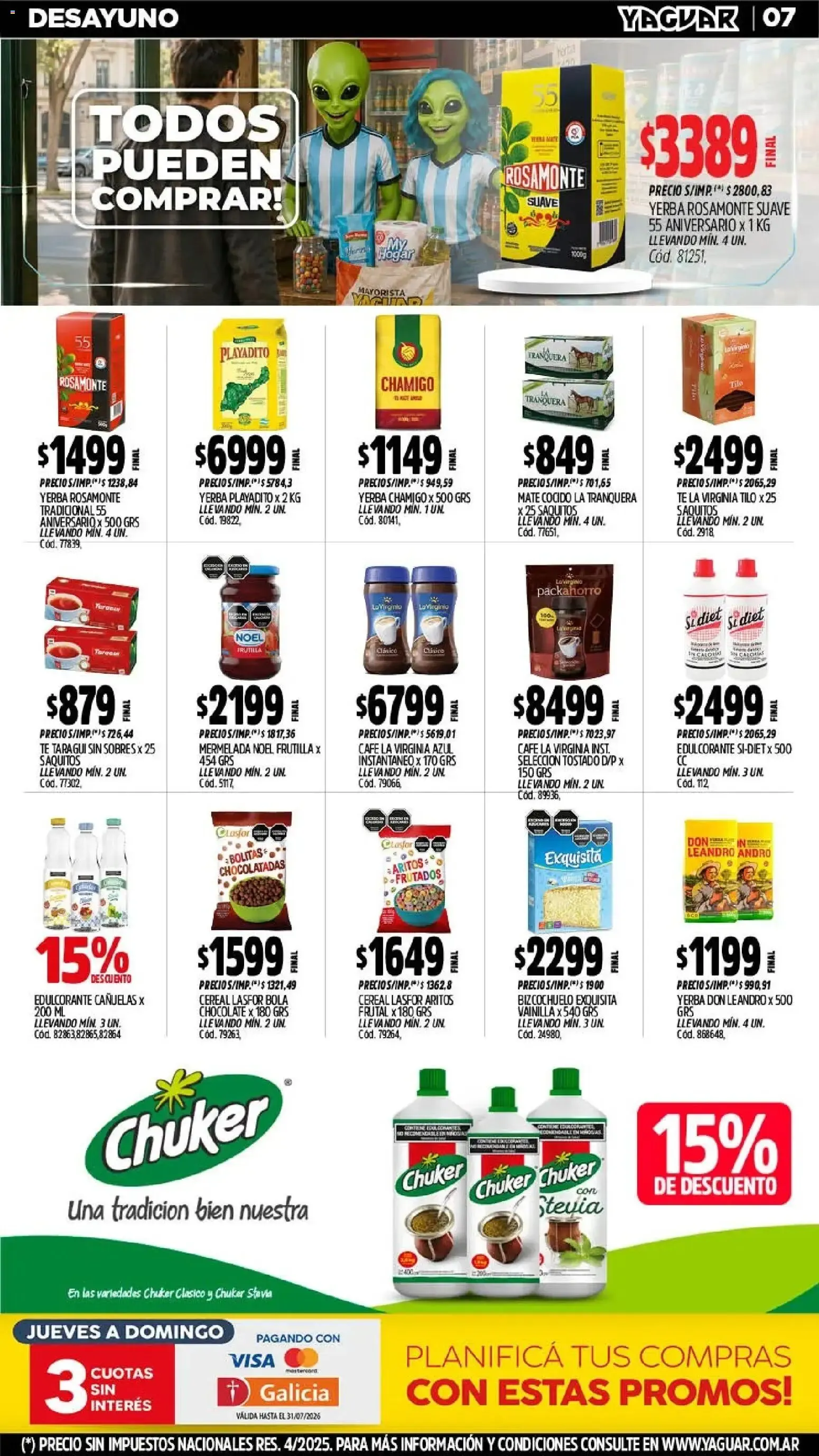 Ofertas de Yaguar - Oferta Semanal Chaco del 06/07/2026 - 11/07/2026 6 de julio al 11 de julio 2026 - Página 8 del catálogo