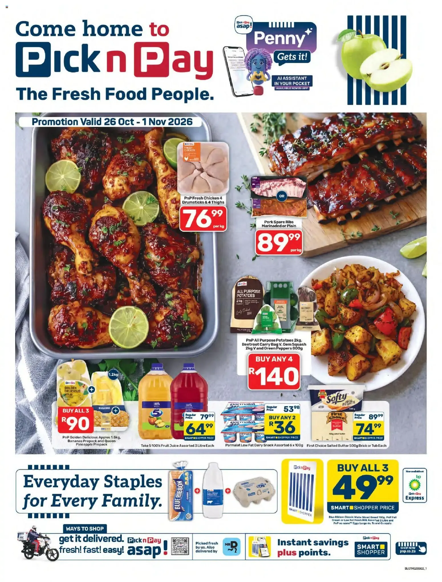 Pick n Pay - The Fresh Food People from 26 October to 1 November 2026 - Catalogue Page 1