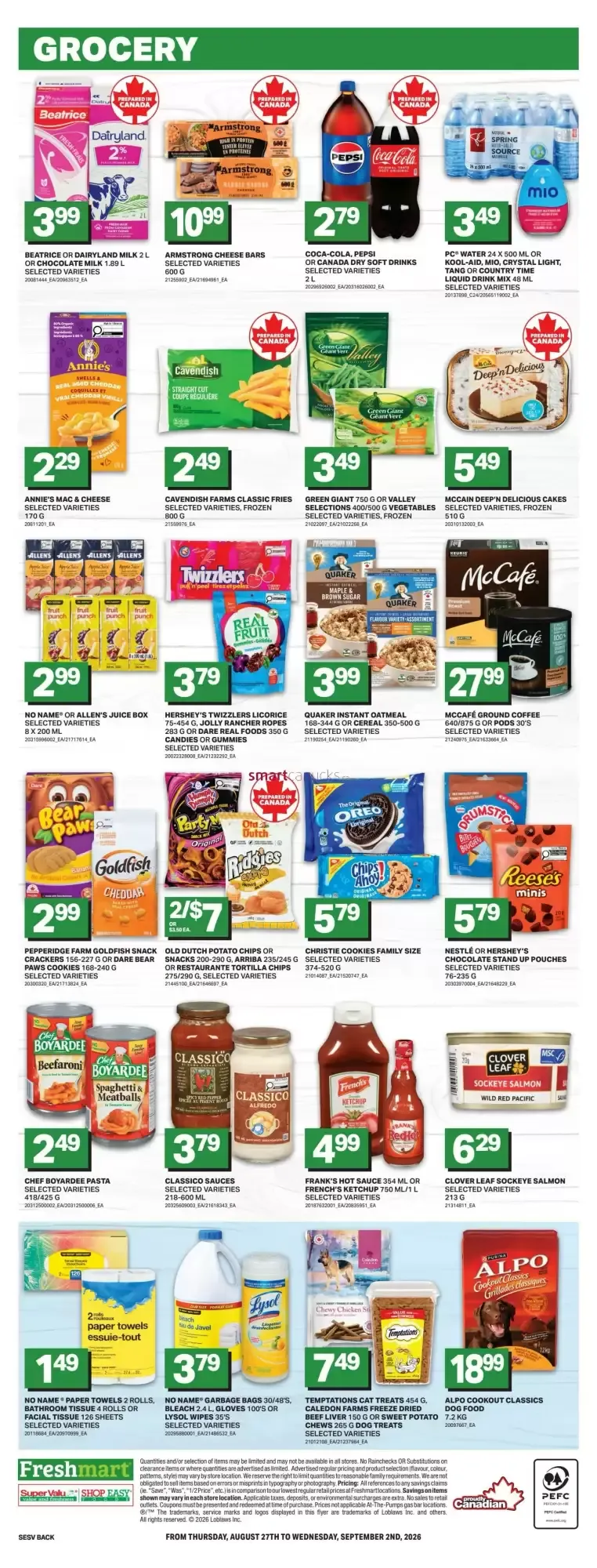 Freshmart Back to School DEALS! from August 27 to September 2 2026 - flyer page 4