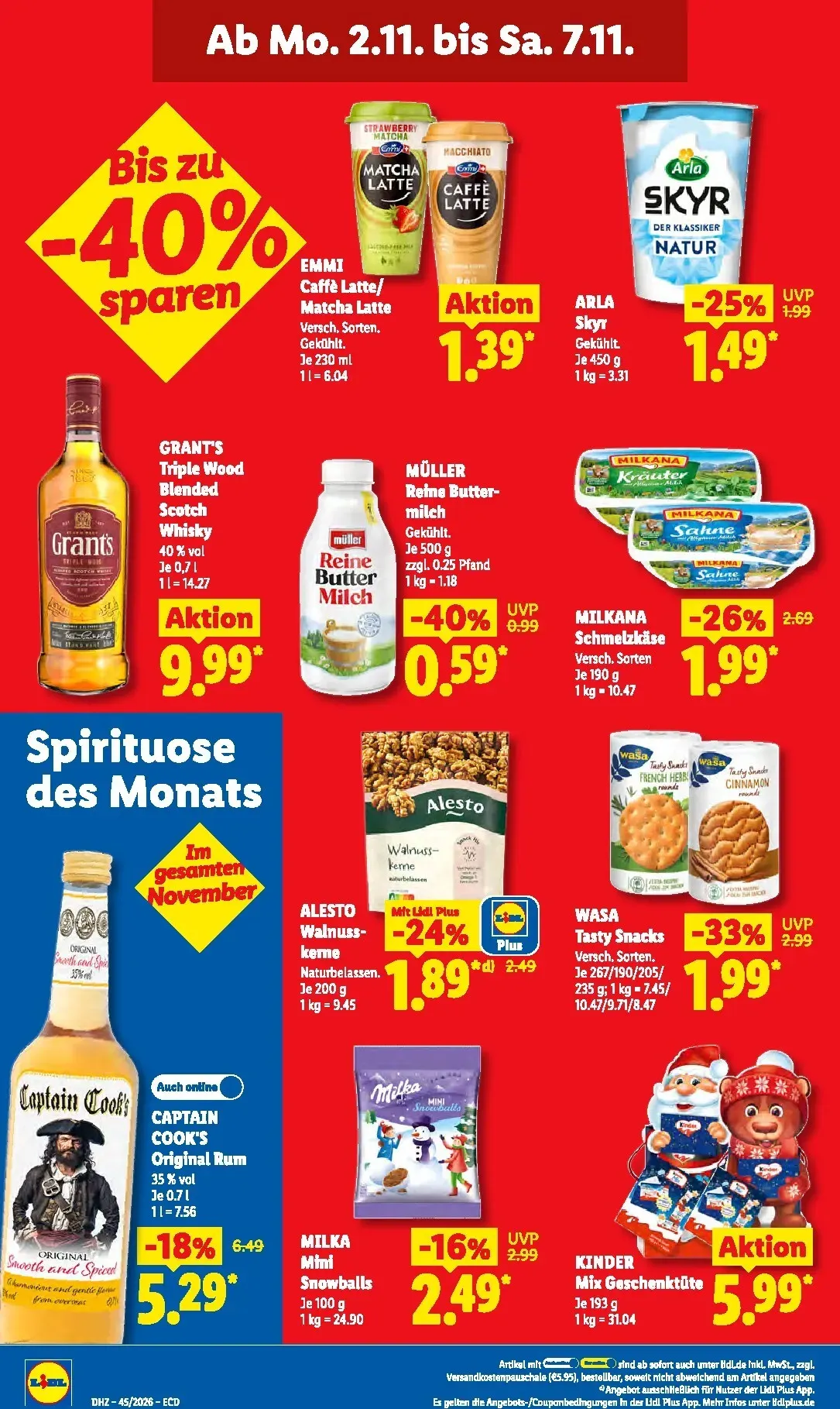 Lidl Sparen beim Preisführer von 2. November bis 7. November 2026 - Prospekt seite 17