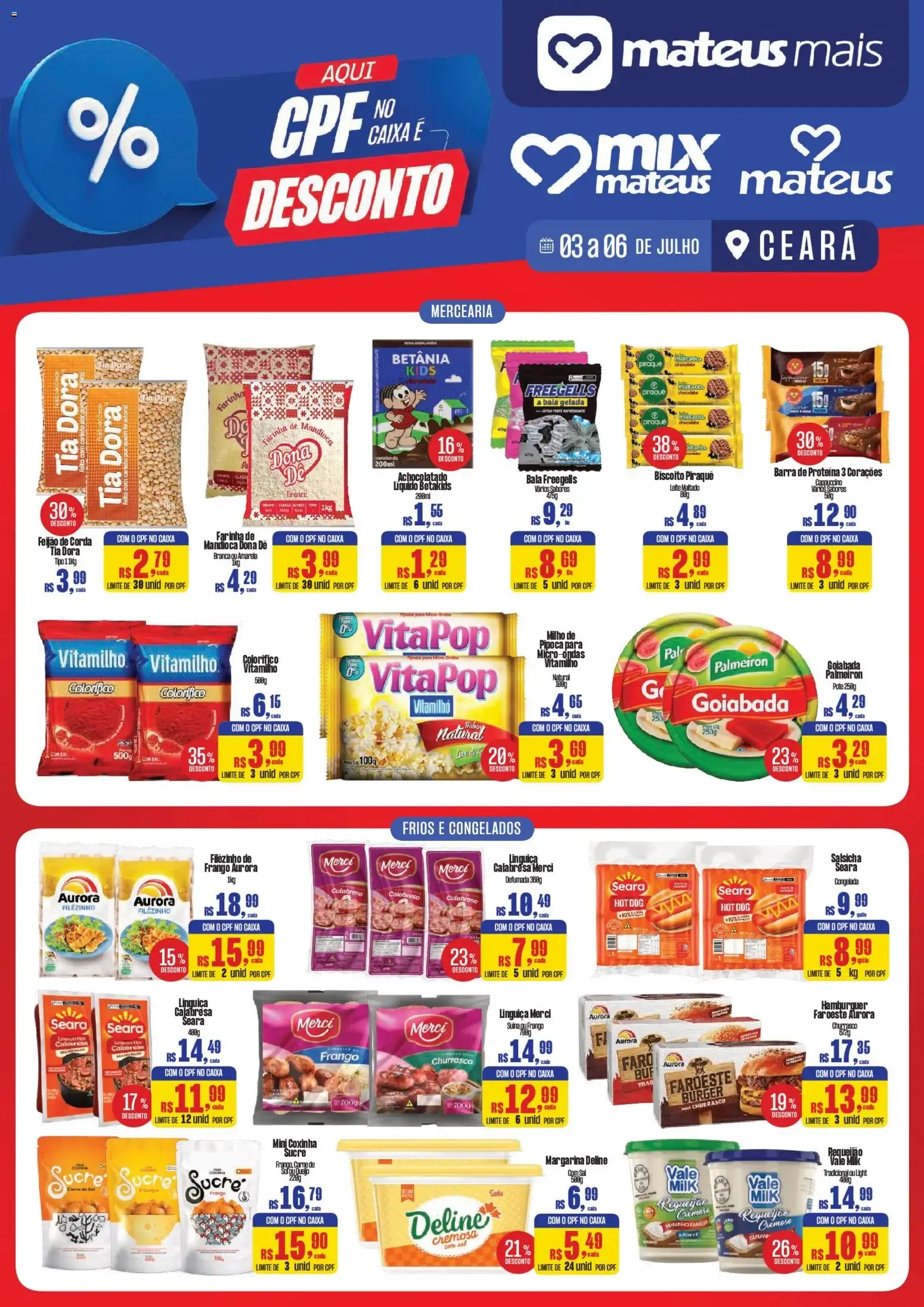 Encarte de Ofertas Mateus Mais 6 de julho até 10 de julho 2026 - Pagina 1