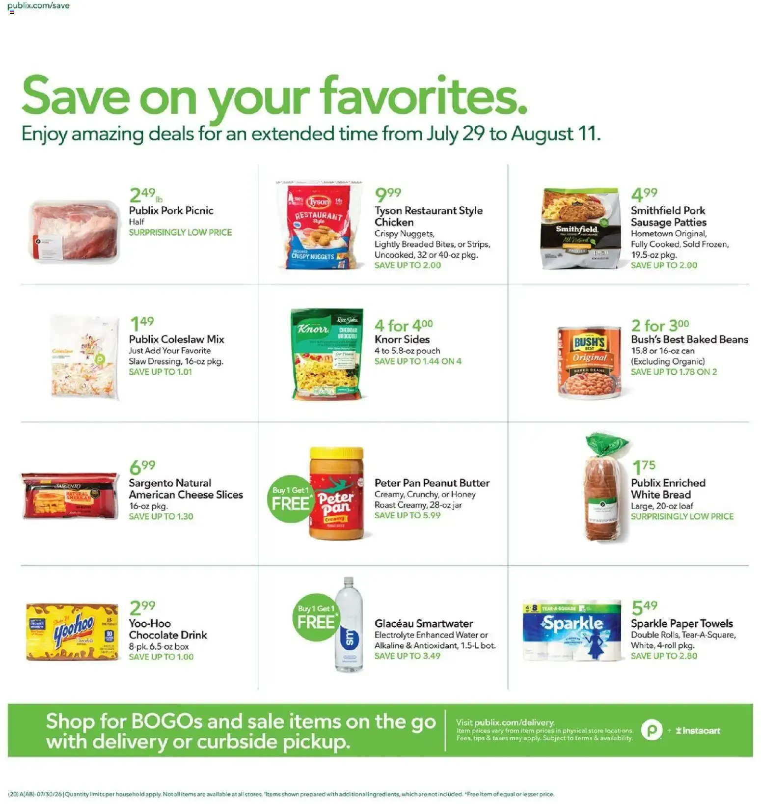 Weekly ad Publix Weekly ad from (07/29/2026) - Ad this week, Flyer from July 29 to August 4 2026 - Page 20
