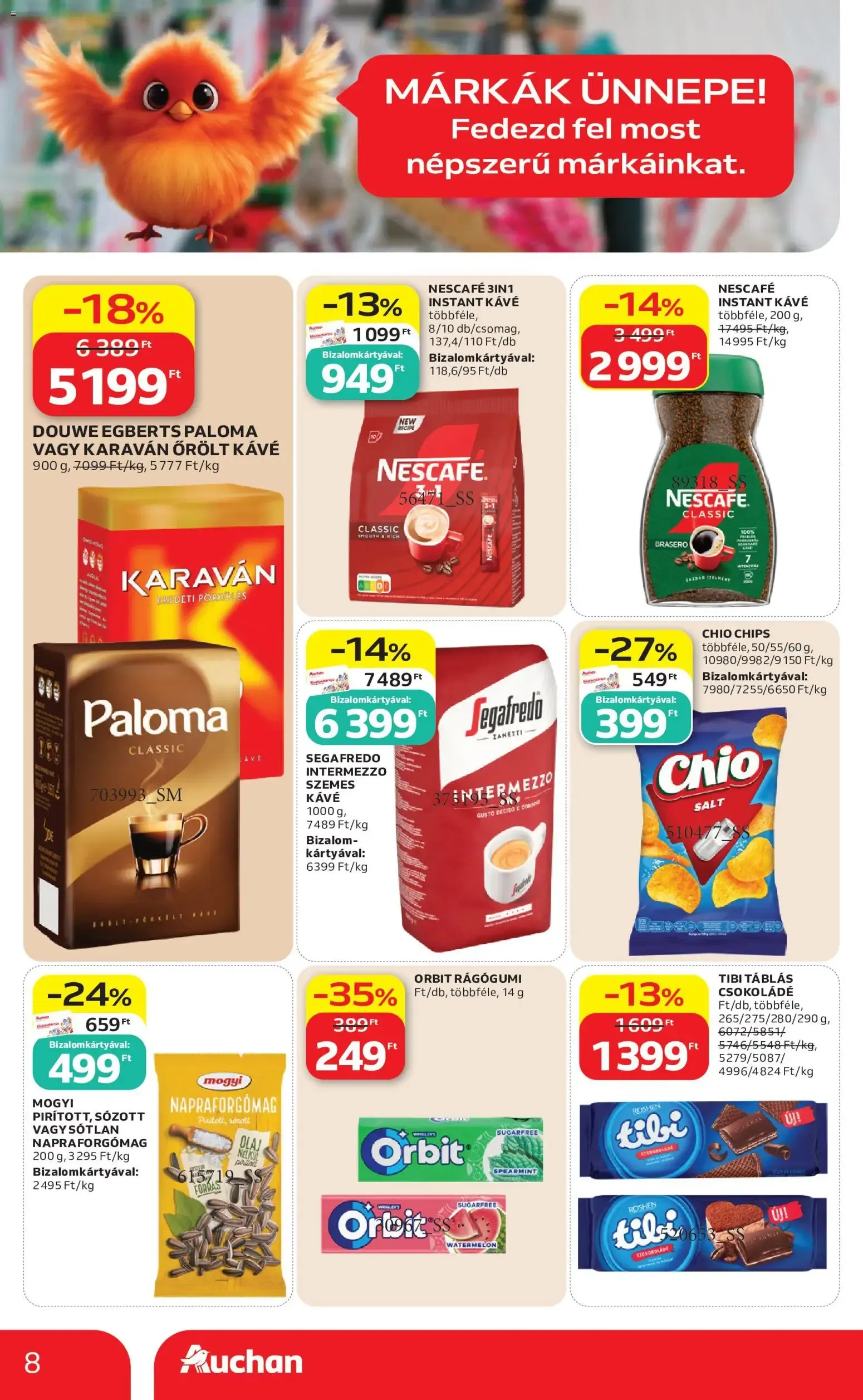 Katalógus Auchan Szupermarket akciós újság - 2026.07.23. -tól/töl > akció, lapozható szórólap 🛍️ július 23.-tól július 29.-ig 2026. - Oldal 8