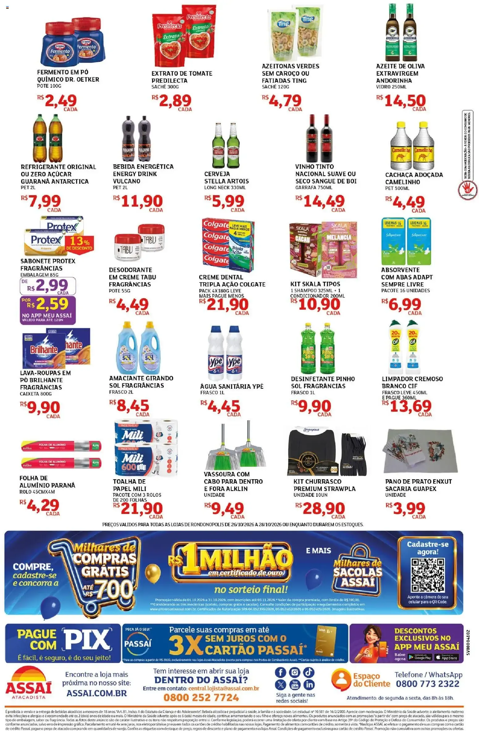 Encarte de Assaí Atacadista Especial do Comerciante 26 de outubro até 28 de outubro 2026 - Pagina 2