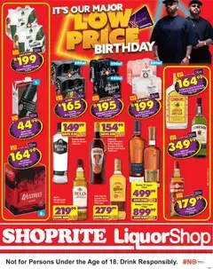 Shoprite LiquorShop Low Price Birthday from 24 July to 10 August 2026 - Catalogue Page 1