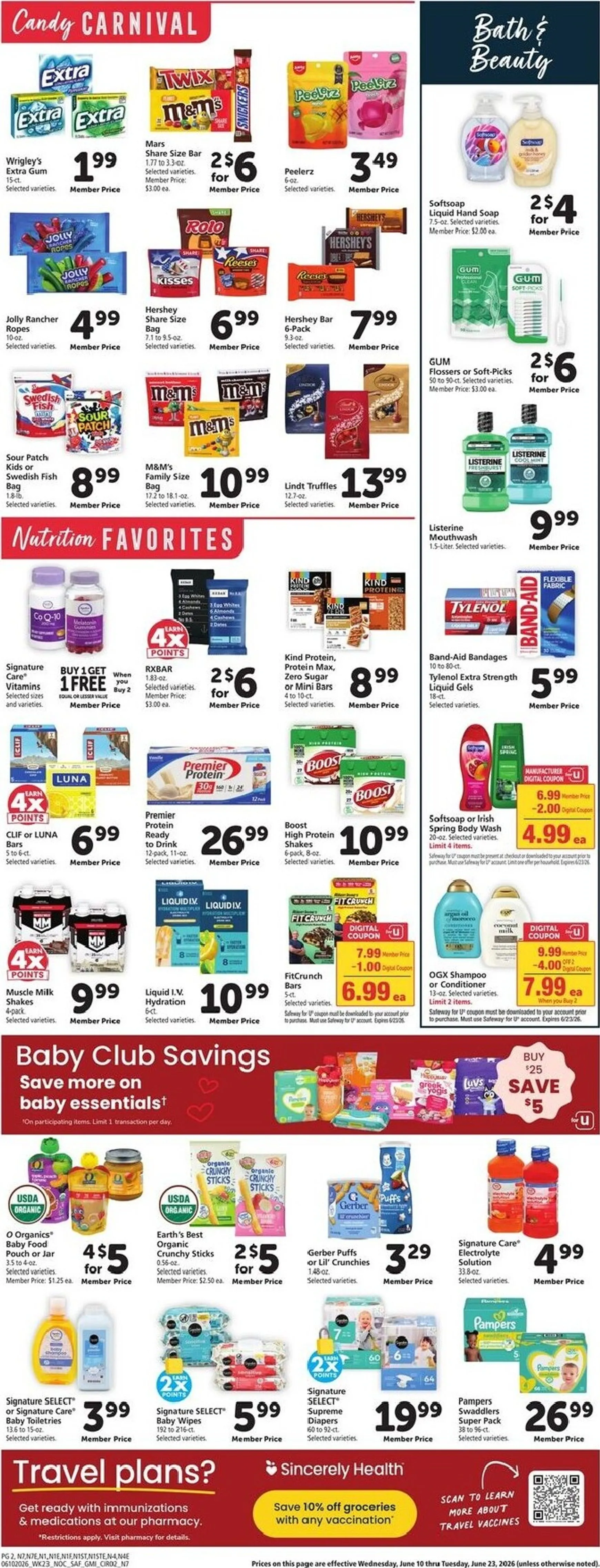 Weekly ad Current Safeway leaflet valid from Wednesday 06/10/2026 to Tuesday 06/16/2026 from June 10 to June 16 2026 - Page 10