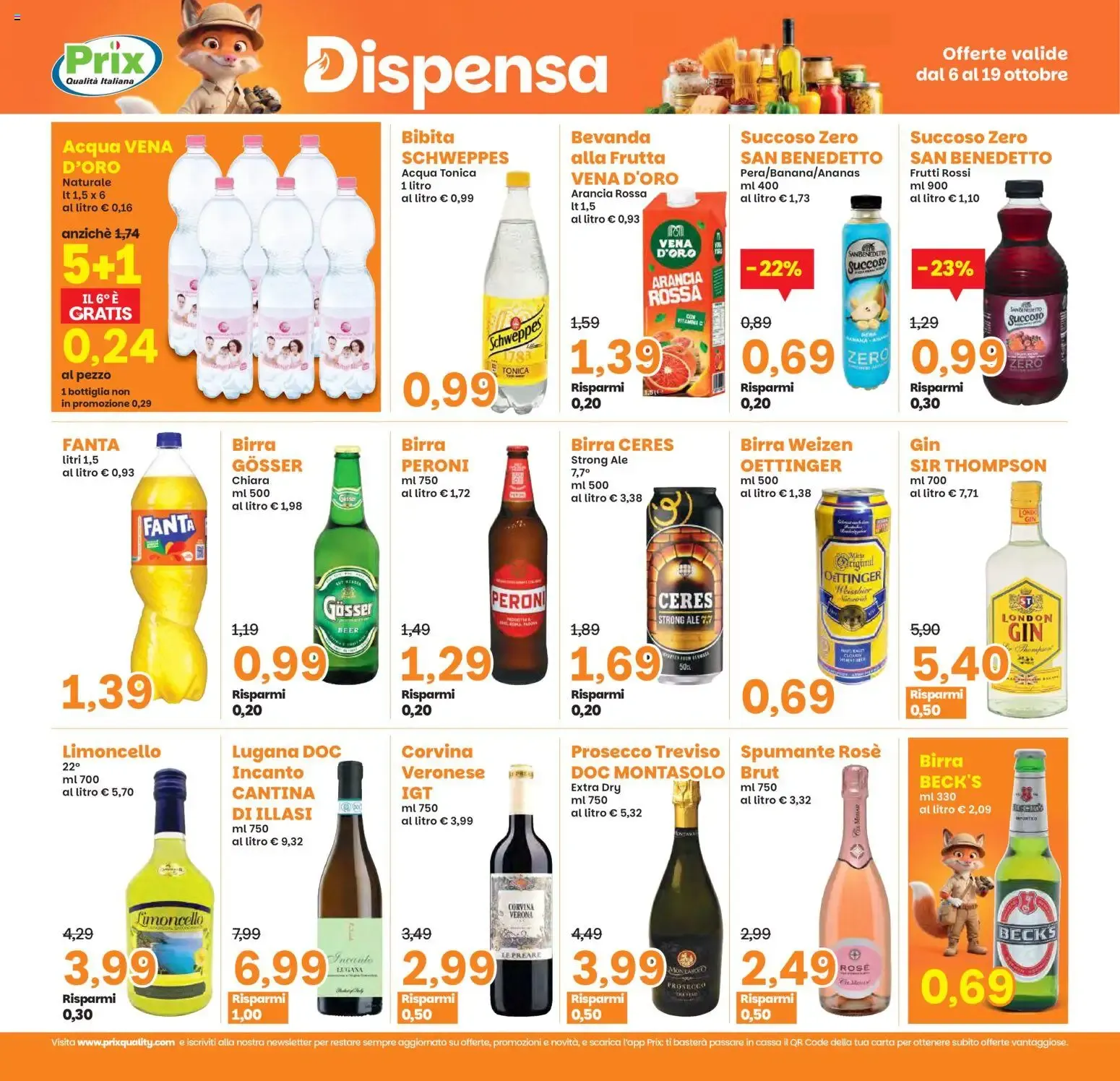 Prix - Offerte valide dal 6 al 19 ottobre da 6 ottobre a 19 ottobre di 2026 - Pagina del volantino 19