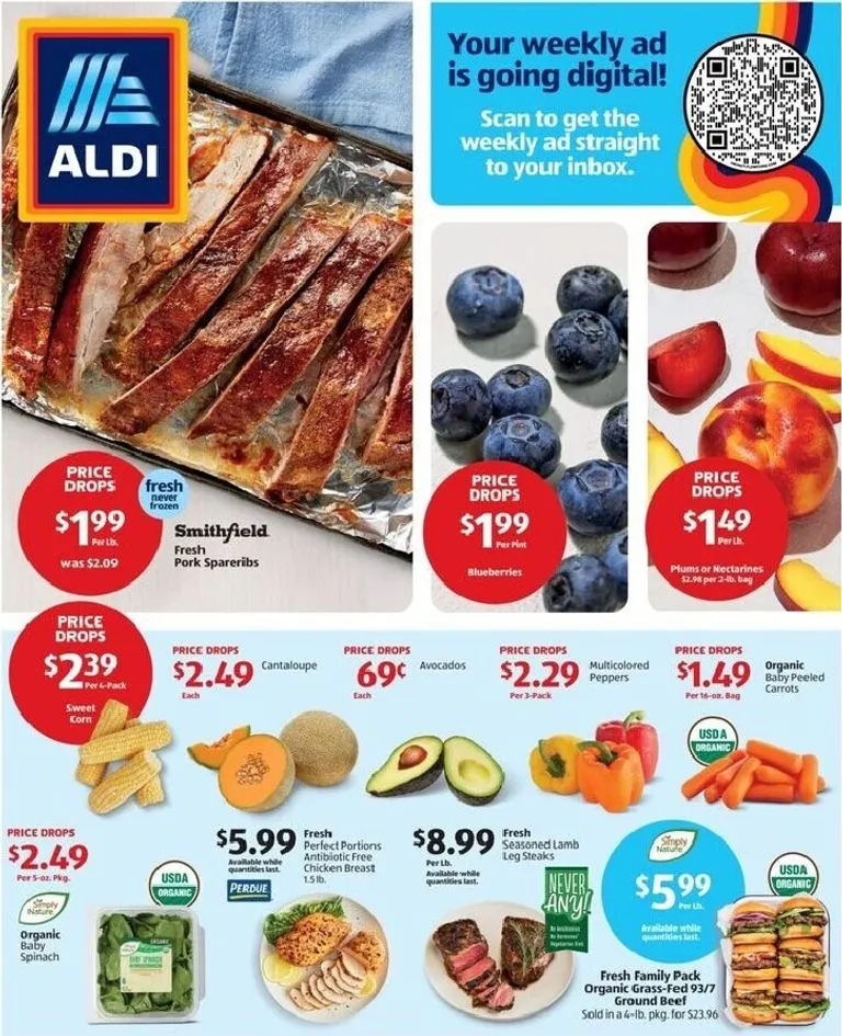 Current ALDI leaflet valid from Wednesday 07/22/2026 to Tuesday 07/28/2026