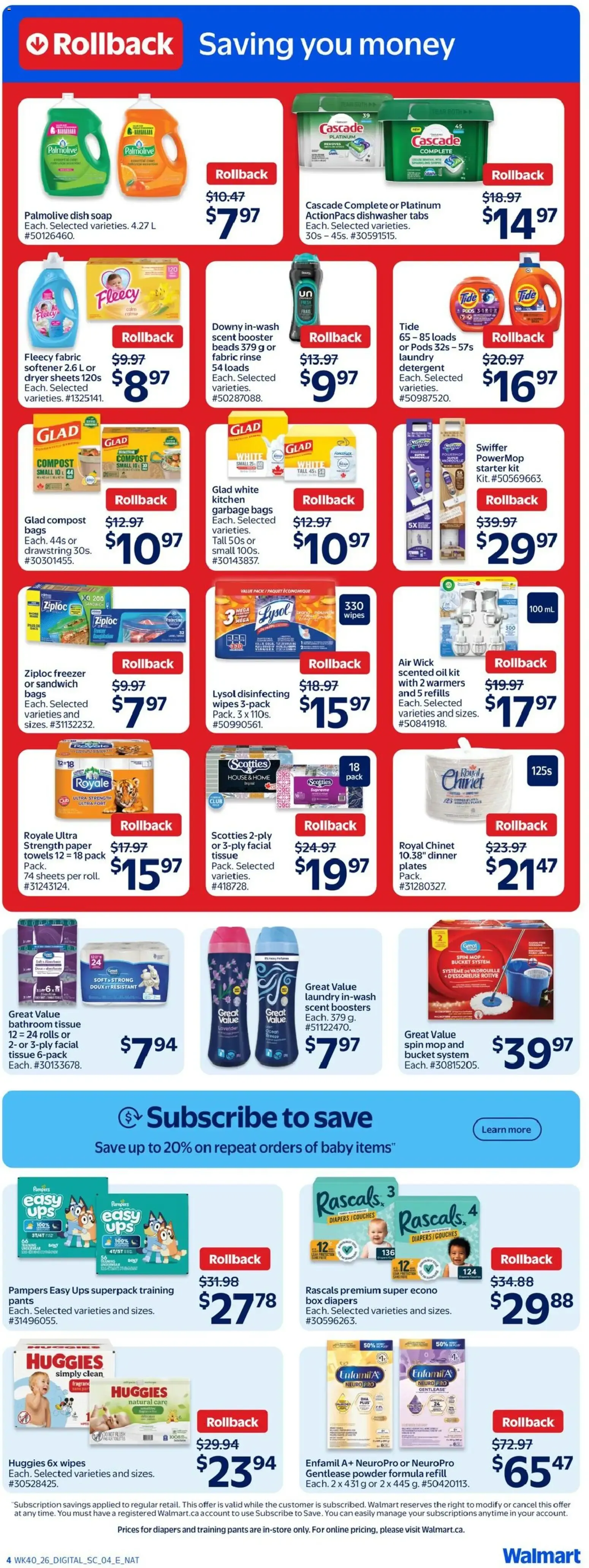 Walmart weekly flyer from Oct 29, 2026 > weekly specials & deals from October 29 to November 4 2026 - flyer page 7