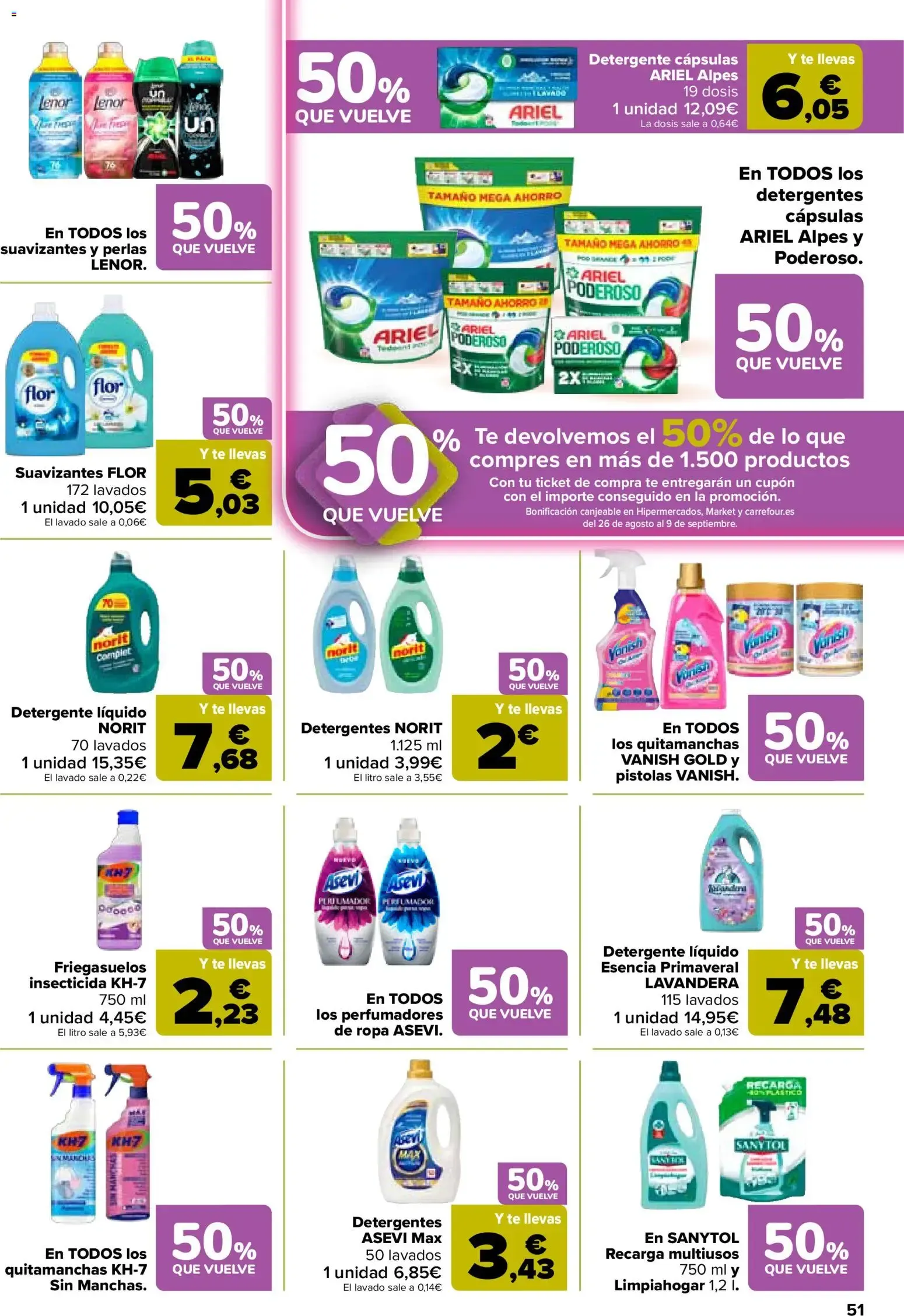 Catálogo de Carrefour folleto del 11/08/2026 | Catálogo 11 de agosto al 25 de agosto 2026 - Página 53