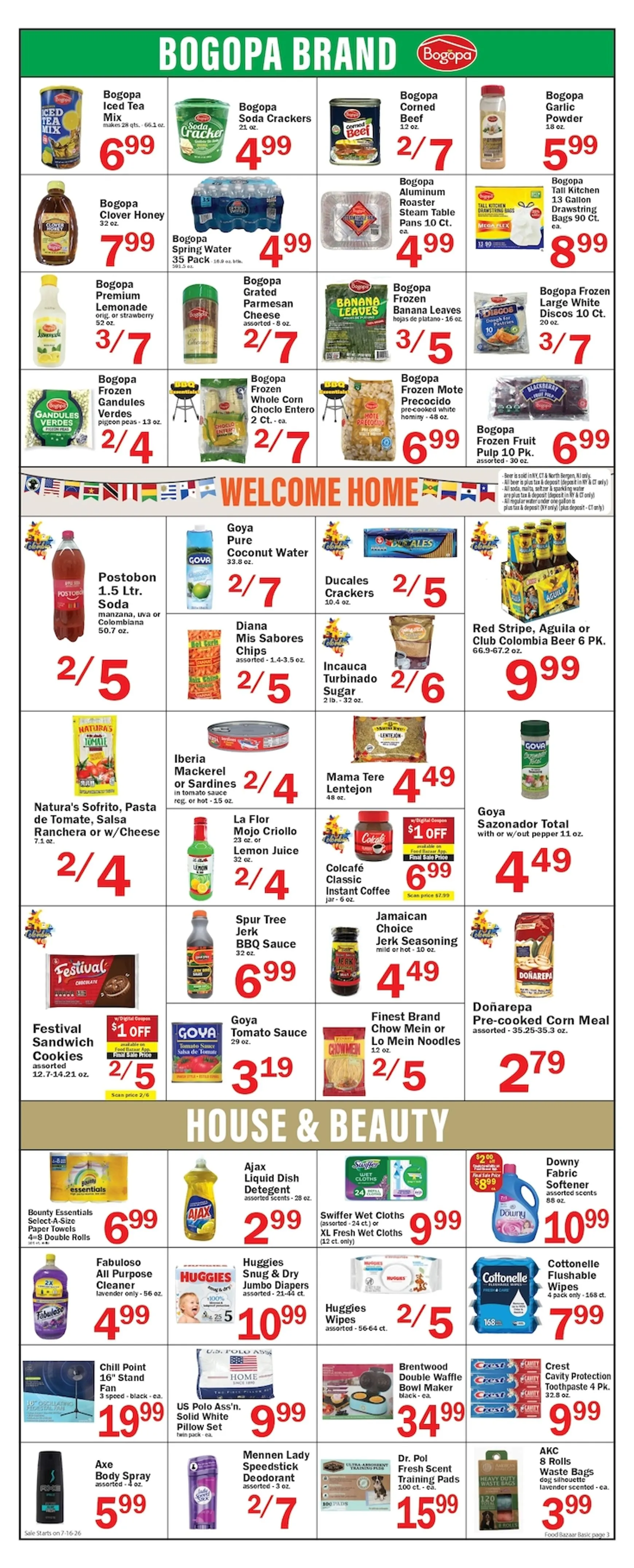 Weekly ad Current Food Bazaar leaflet valid from Thursday 07/16/2026 to Wednesday 07/22/2026 from July 16 to July 22 2026 - Page 3