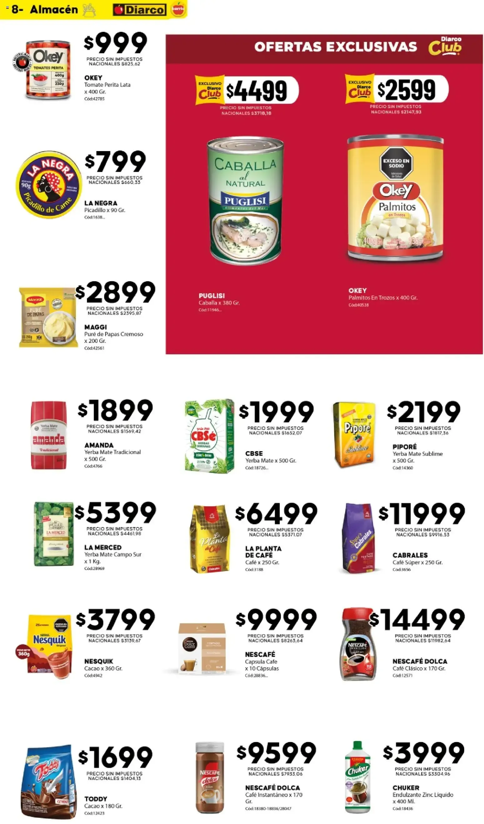Ofertas de Diarco Ofertas 28 de septiembre al 2 de octubre 2026 - Página 8 del catálogo
