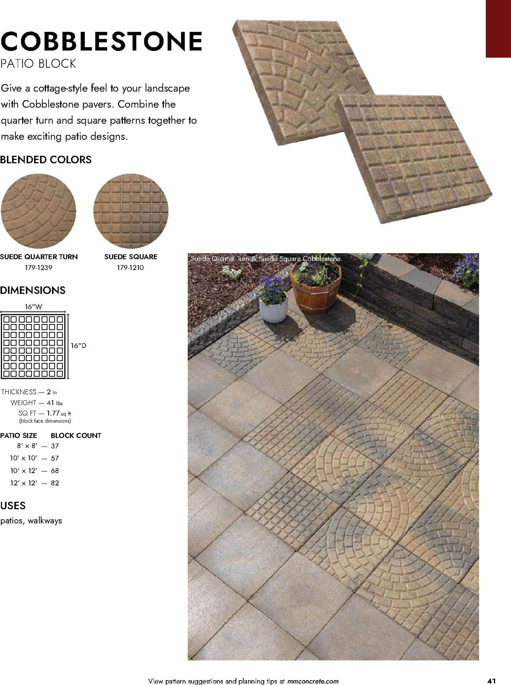 Weekly ad Current Menards - Landscape Block Catalog leaflet valid from Thursday 04/02/2026 to Thursday 12/31/2026 from April 2 to December 31 2026 - Page 42
