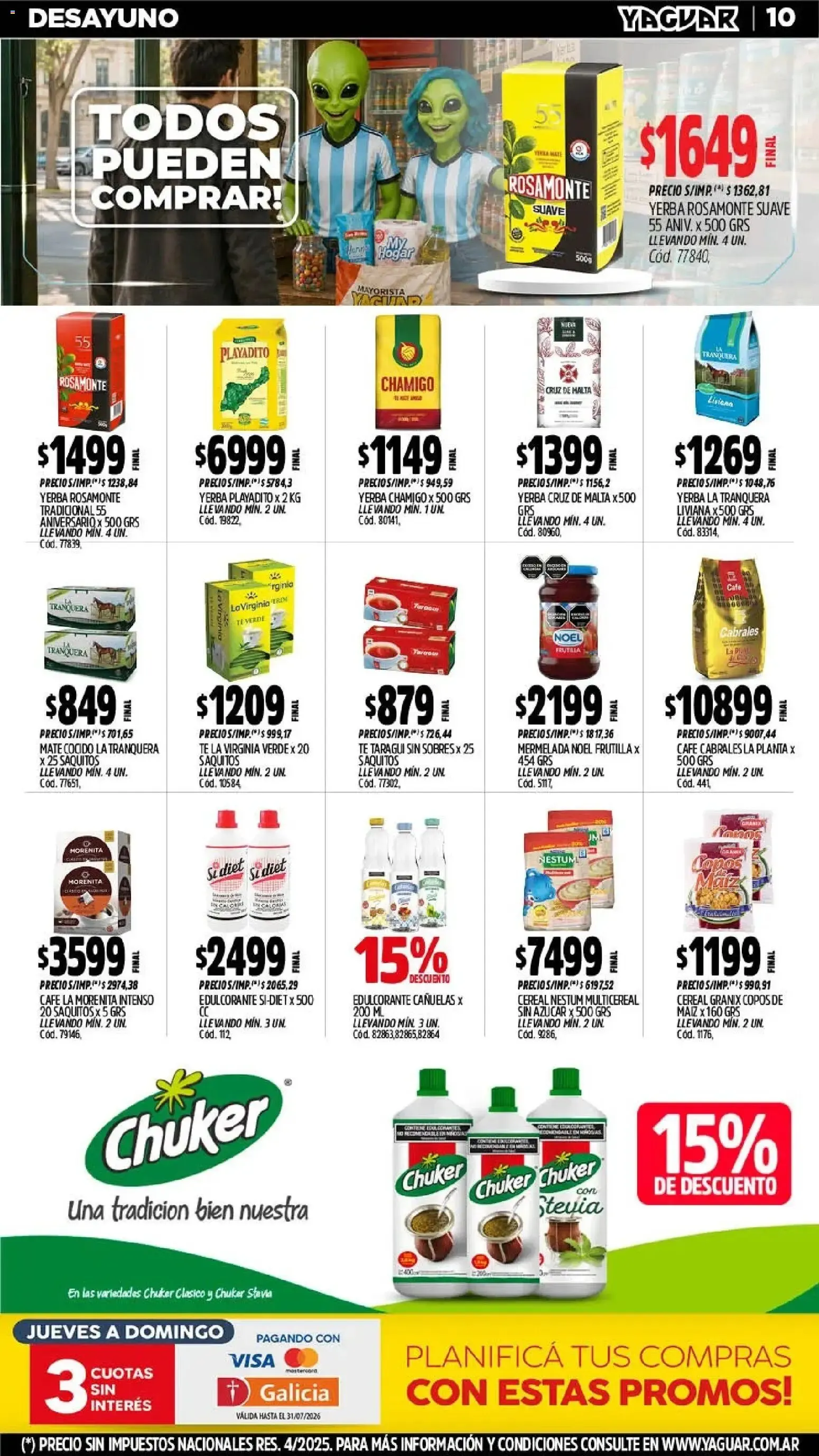 Ofertas de Yaguar - Oferta Semanal Parque Chacabuco del 06/07/2026 - 12/07/2026 6 de julio al 12 de julio 2026 - Página 11 del catálogo