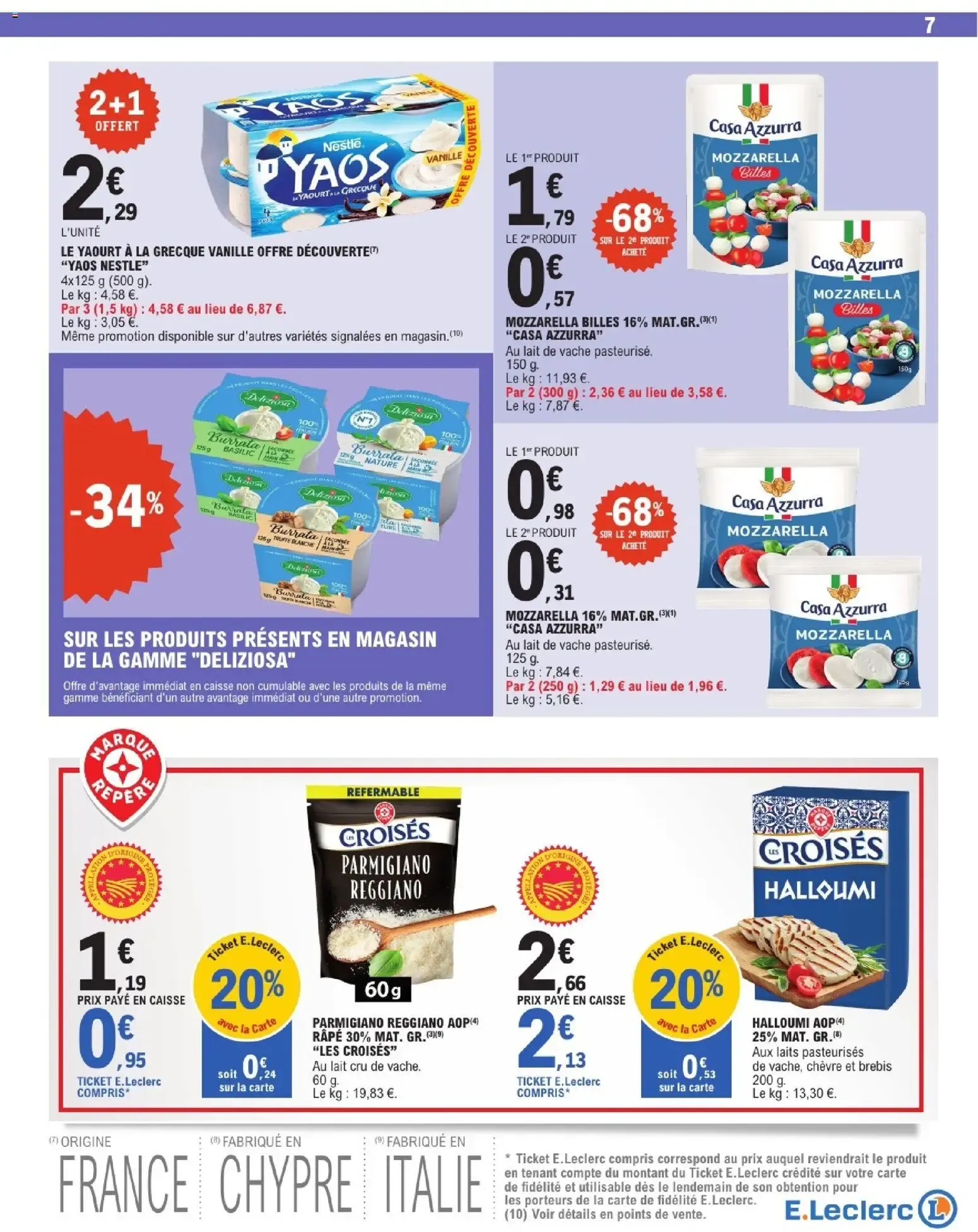 E.Leclerc: Que des promos en or pour le quotidien! du 6 octobre au 17 octobre 2026 - Catalogue page 7