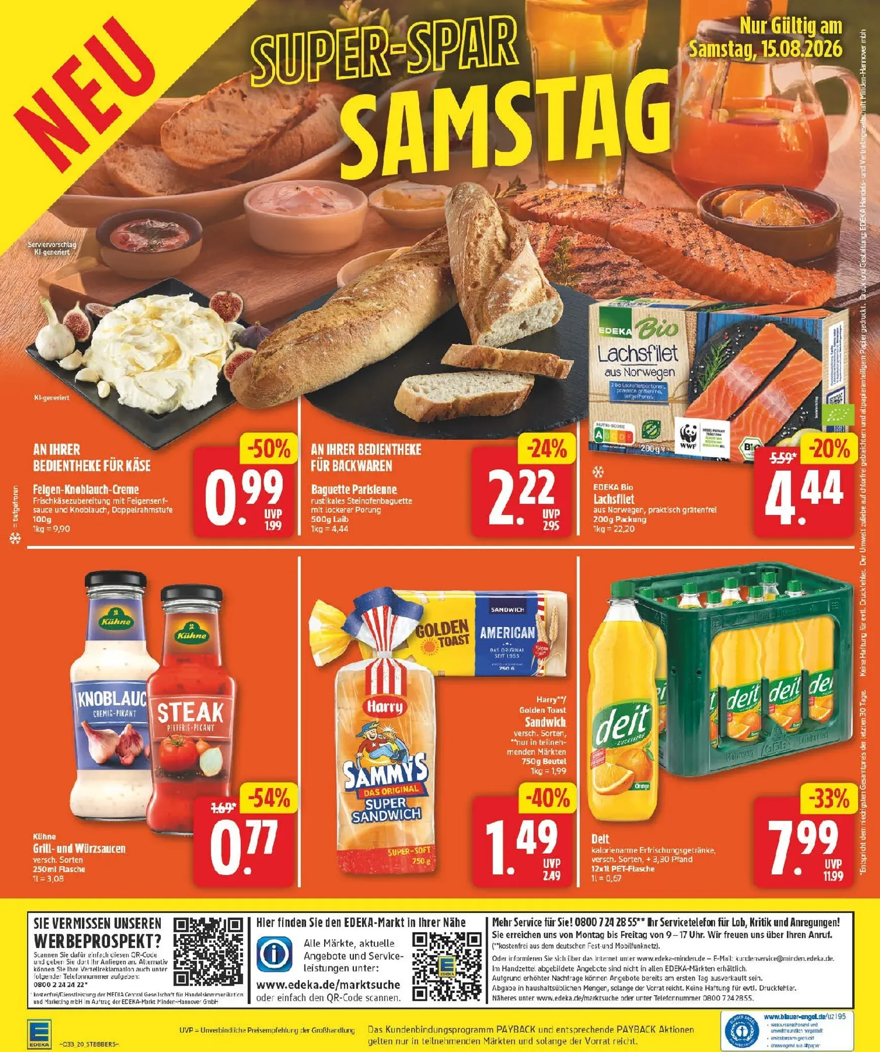 Edeka Prospekt nächste Woche – von Montag 10.08.2026 bis Samstag 15.08.2026 von 10. August bis 15. August 2026 - Prospekt seite 24