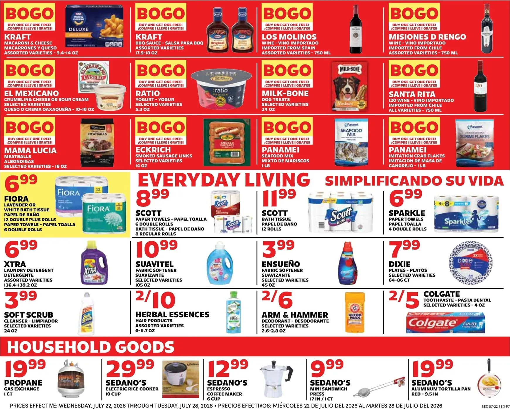 Weekly ad Current Sedano's leaflet valid from Wednesday 07/22/2026 to Tuesday 07/28/2026 from July 22 to July 28 2026 - Page 7