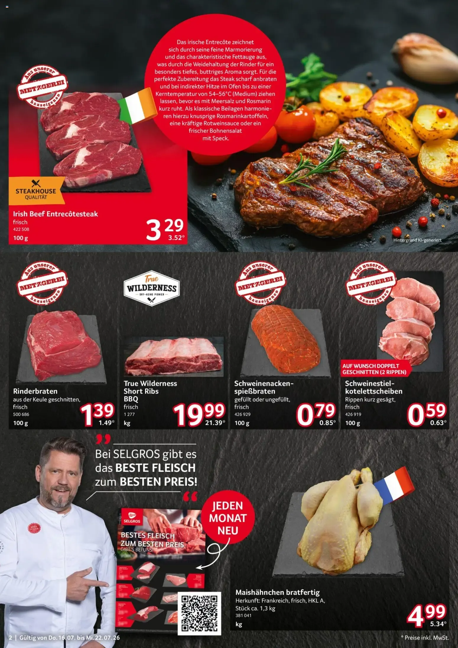 Selgros Prospekt (ab 16.07.2026) zum Blättern von 16. Juli bis 22. Juli 2026 - Prospekt seite 2