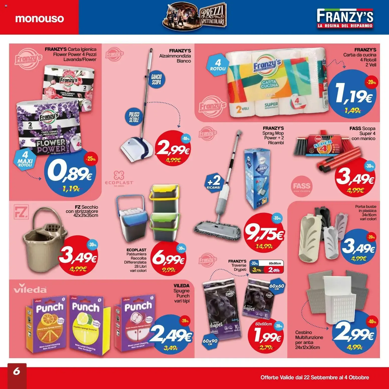 Franzy's volantino dal 22/09/2026 - online Offerte da 22 settembre a 4 ottobre di 2026 - Pagina del volantino 6