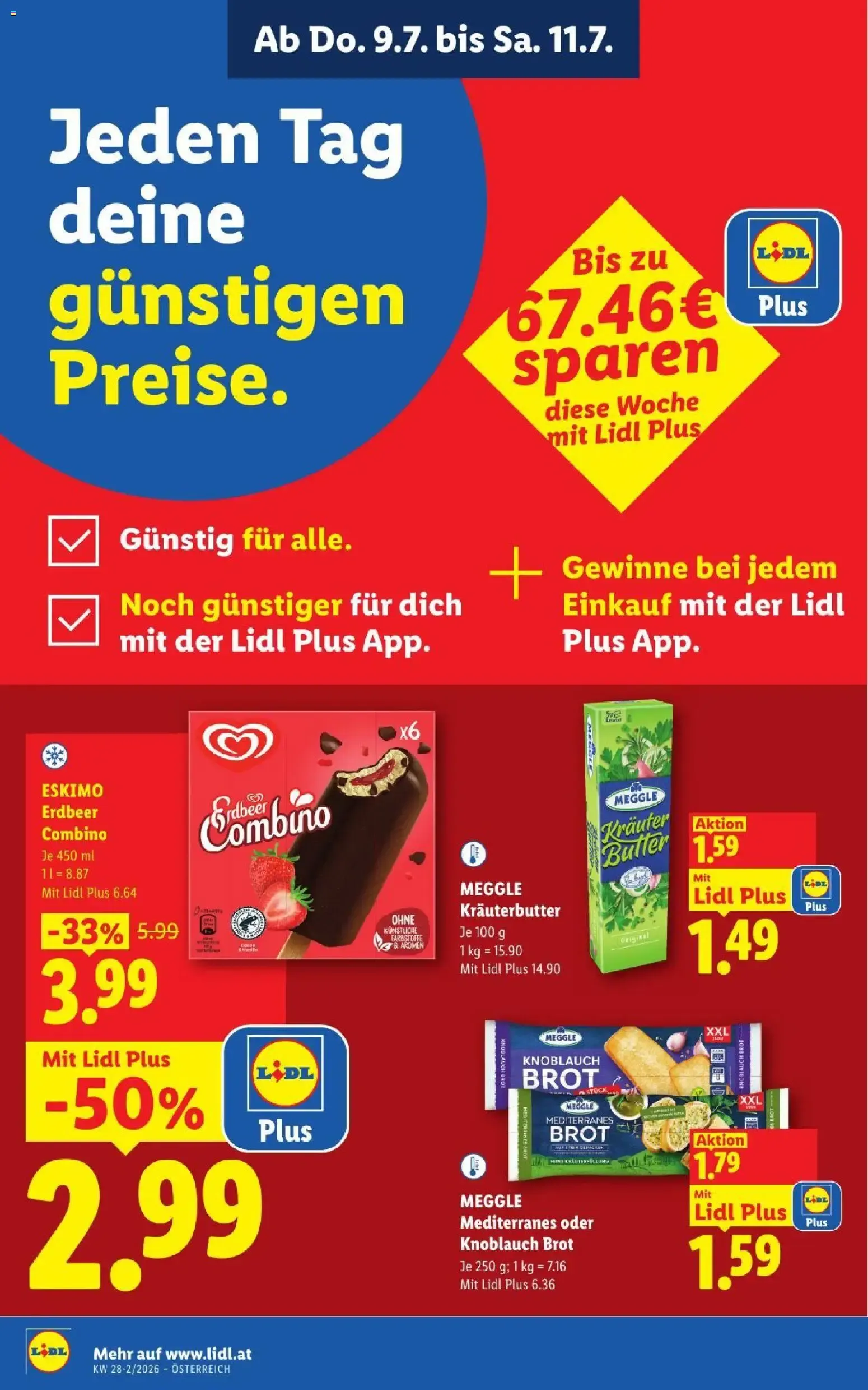 Lidl - Flugblatt ab 09.07.2026 - Angebote ab donnerstag von 9. Juli bis 11. Juli 2026 - Flugblätt seite 2