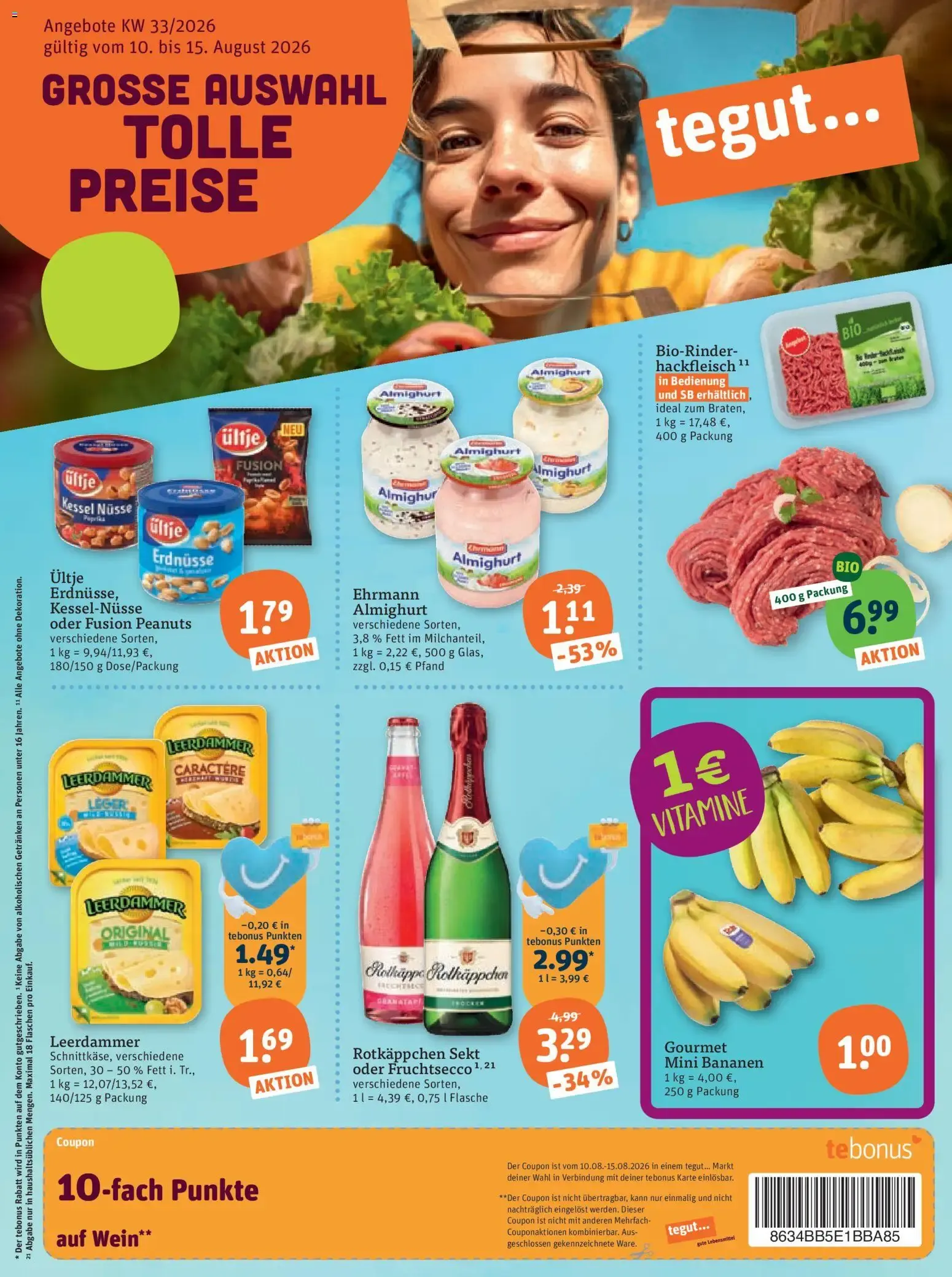 Tegut Endspurt! Freitag & Samstag von 14. August bis 15. August 2026 - Prospekt seite 3