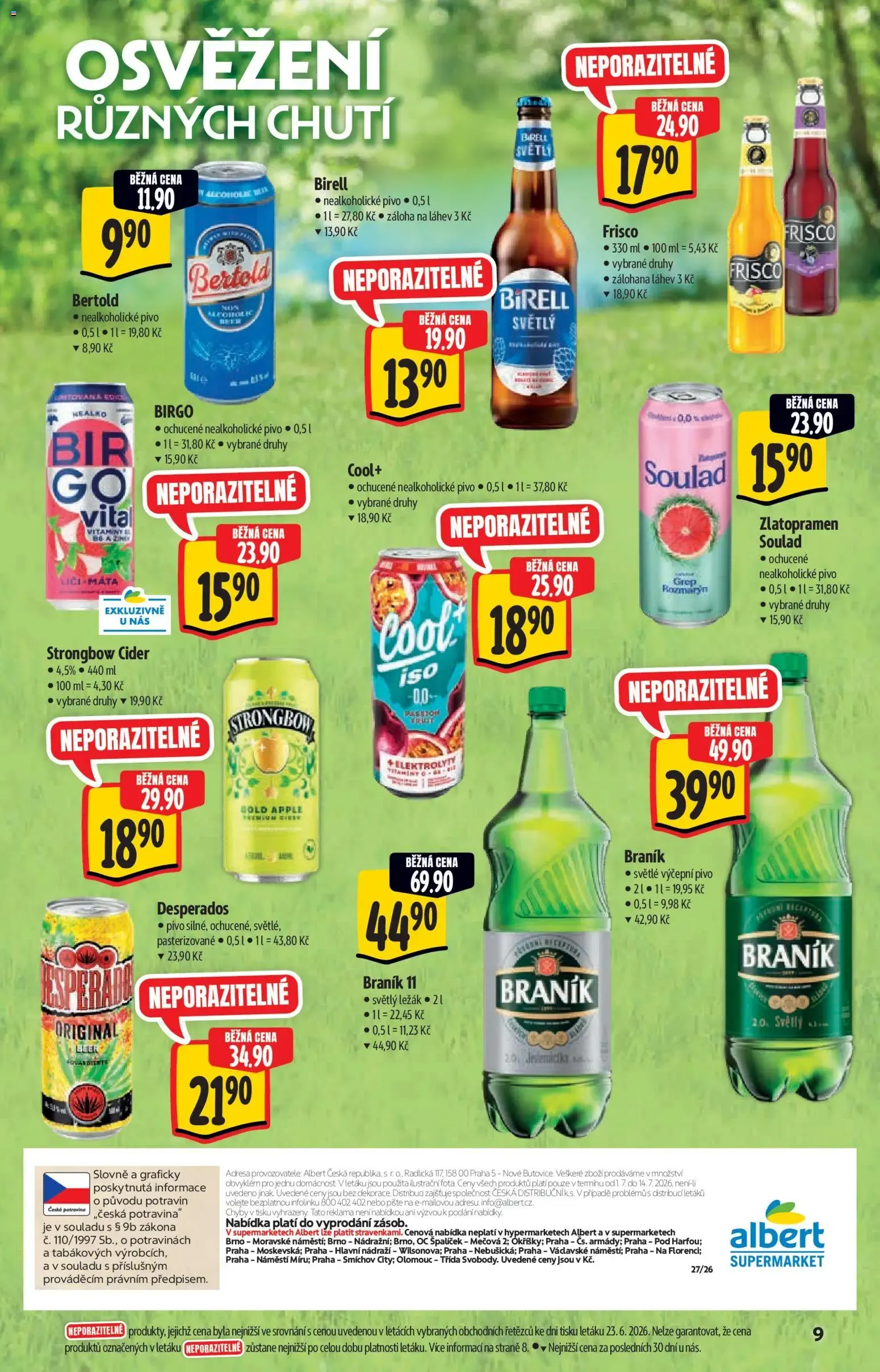 Albert katalog - Supermarket od 01.07.2026 - Akční leták - 1. července 14. července 2026 - Page 9