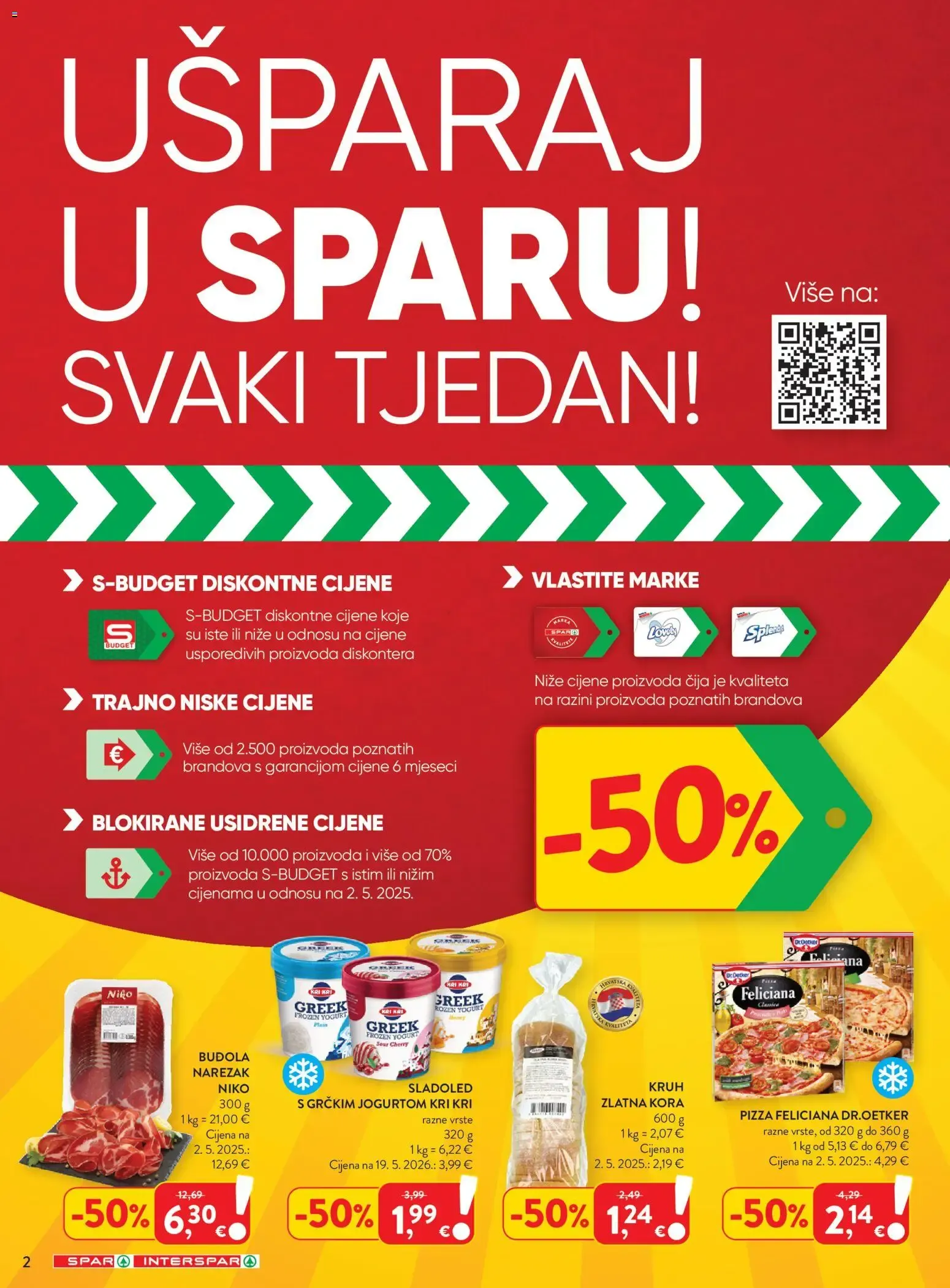 Katalog Interspar Katalog akcija od 26.08.2026 od 26. kolovoza do 1. rujna 2026. - Pregled Stranica 2