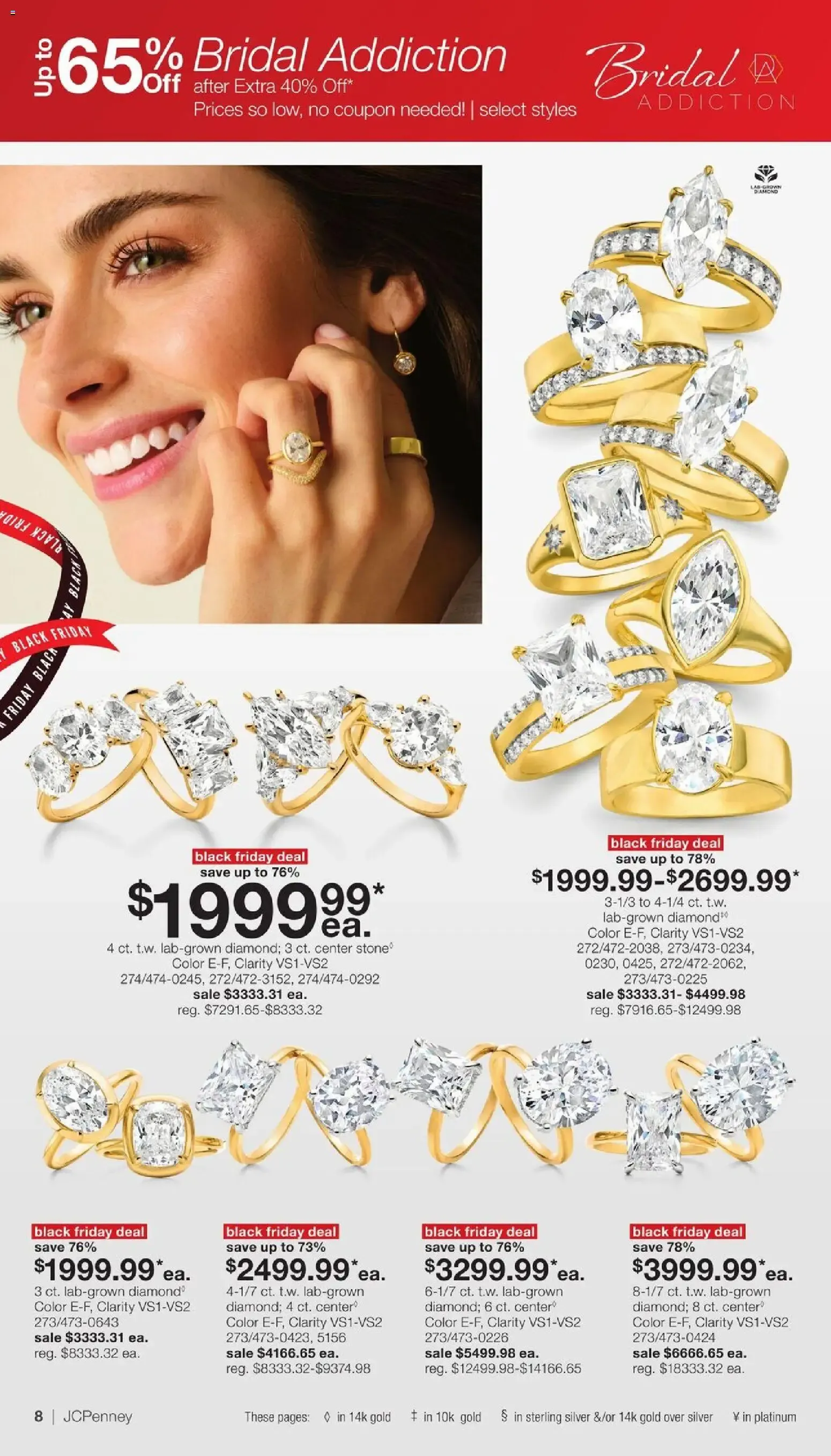 Weekly ad JCPenney Black Friday Early Access Jewelry Deals from October 26 to November 15 2026 - Page 8