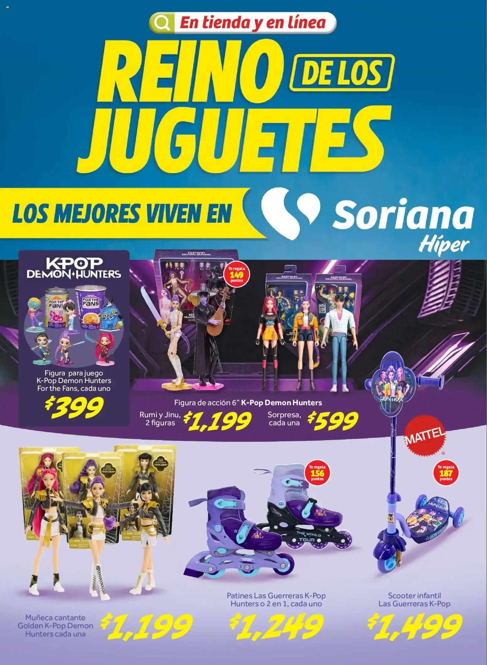 Catálogo de Soriana Hiper: Reino de los Juguetes - K-Pop Demon Hunters 15 de octubre al 4 de noviembre 2026 - Pagina 1
