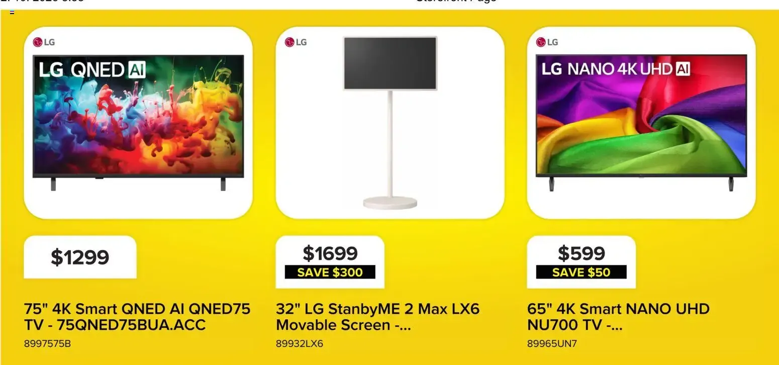 Leon's: Samsung TV Offers / Best Brands For Less from October 22 to October 28 2026 - flyer page 6