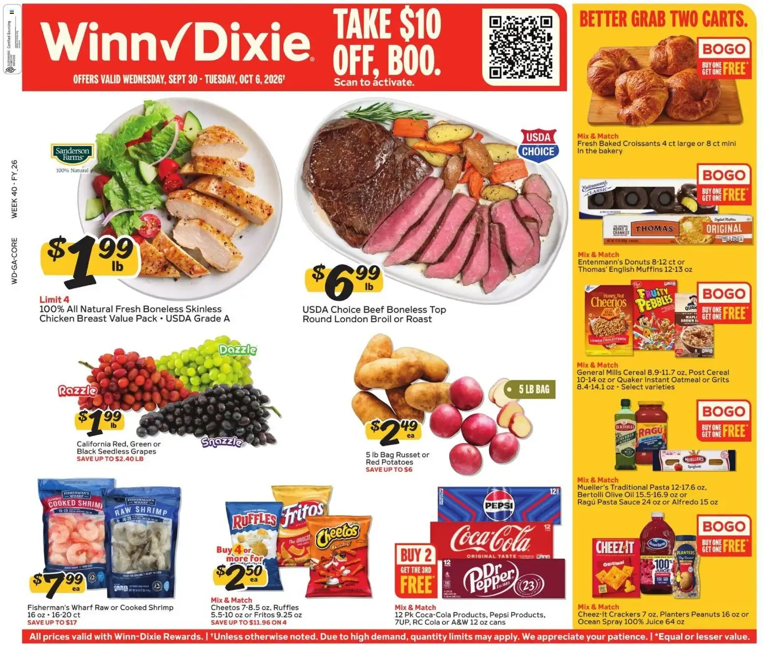 Winn Dixie Weekly Weekly Ad (09/30 - 10/06 2026) - Flyer