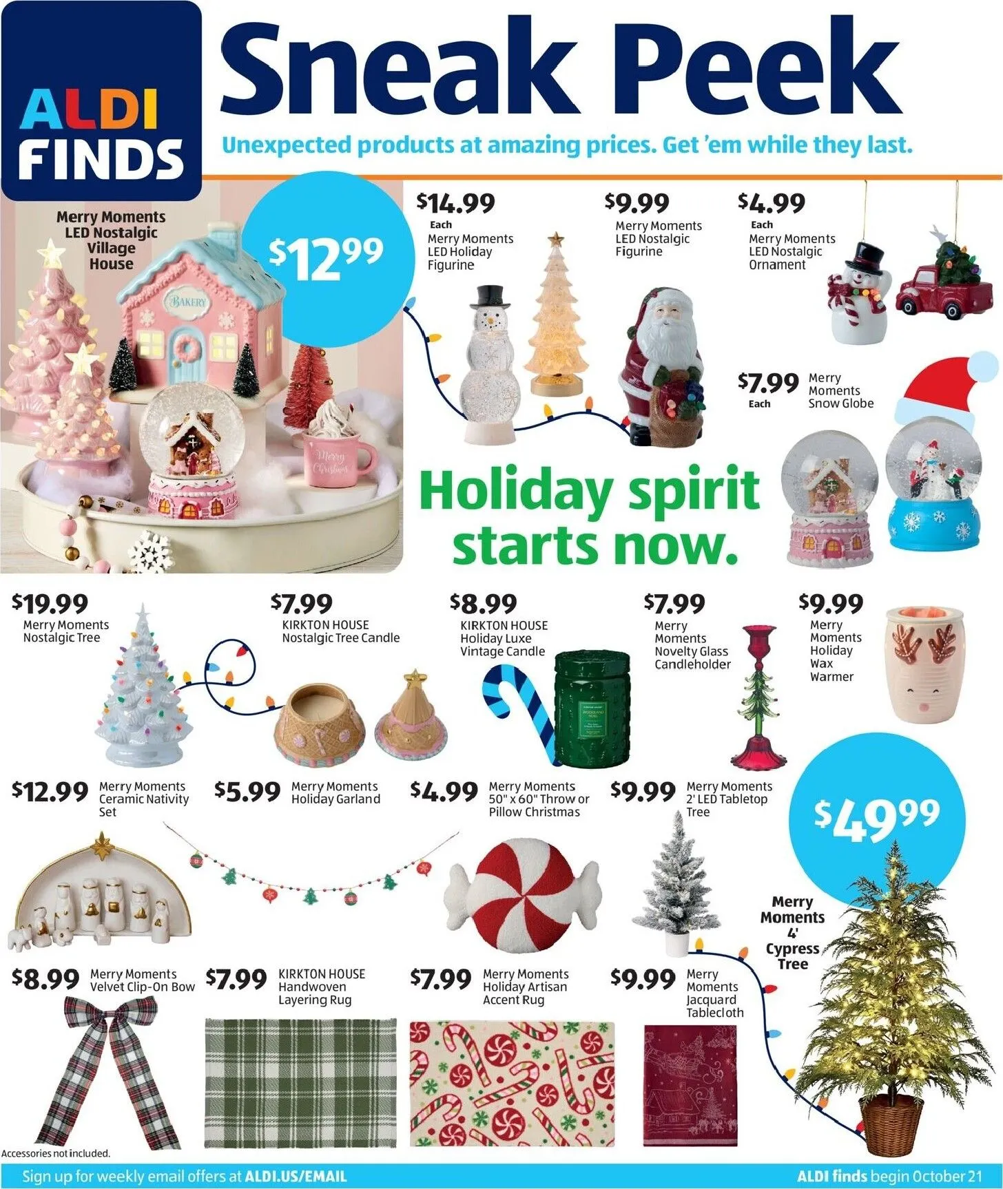ALDI - Sneak Peek flyer for next week from Wednesday 10/21/2026 to Tuesday 10/27/2026